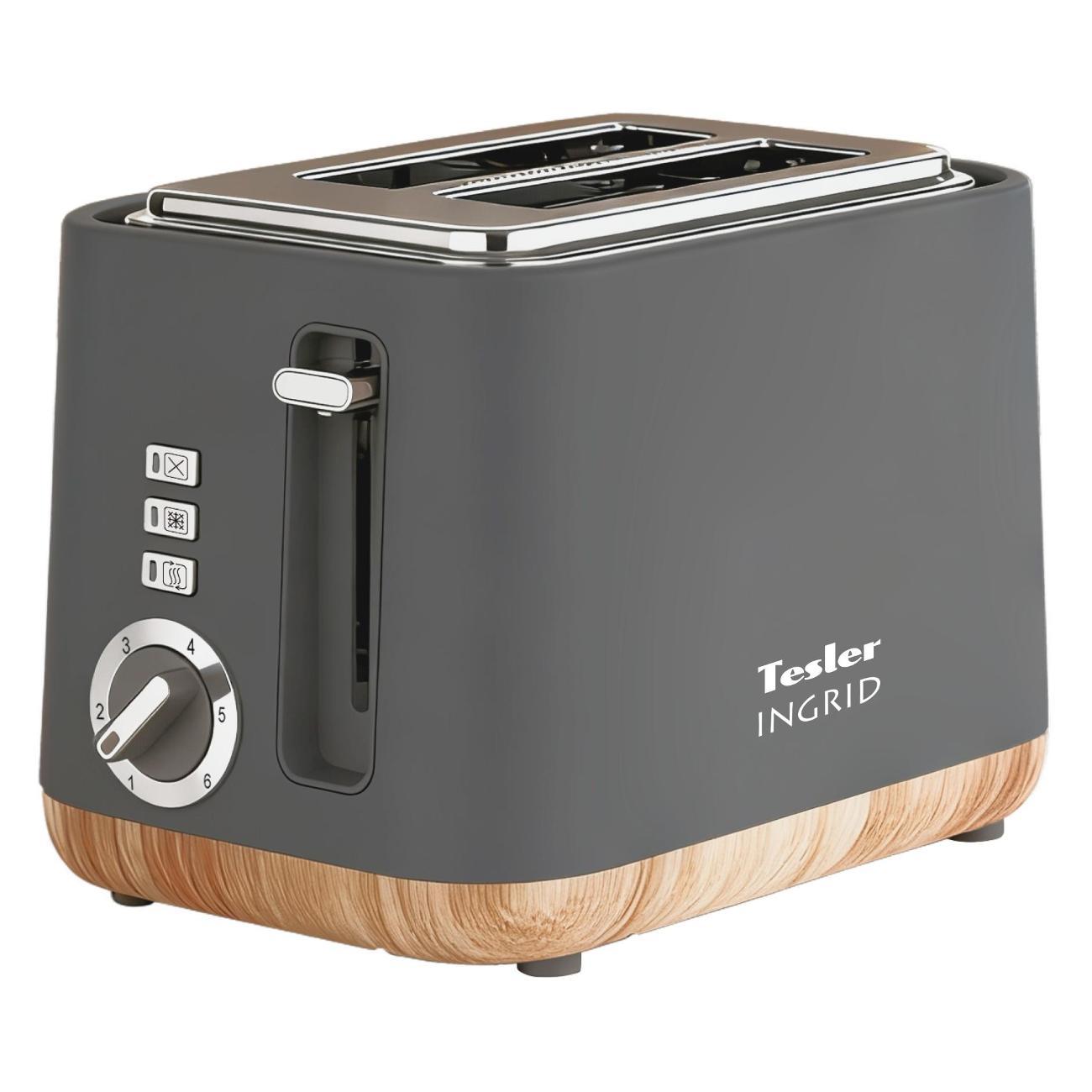 Изображение товара Тостер Tesler TT-244 серый