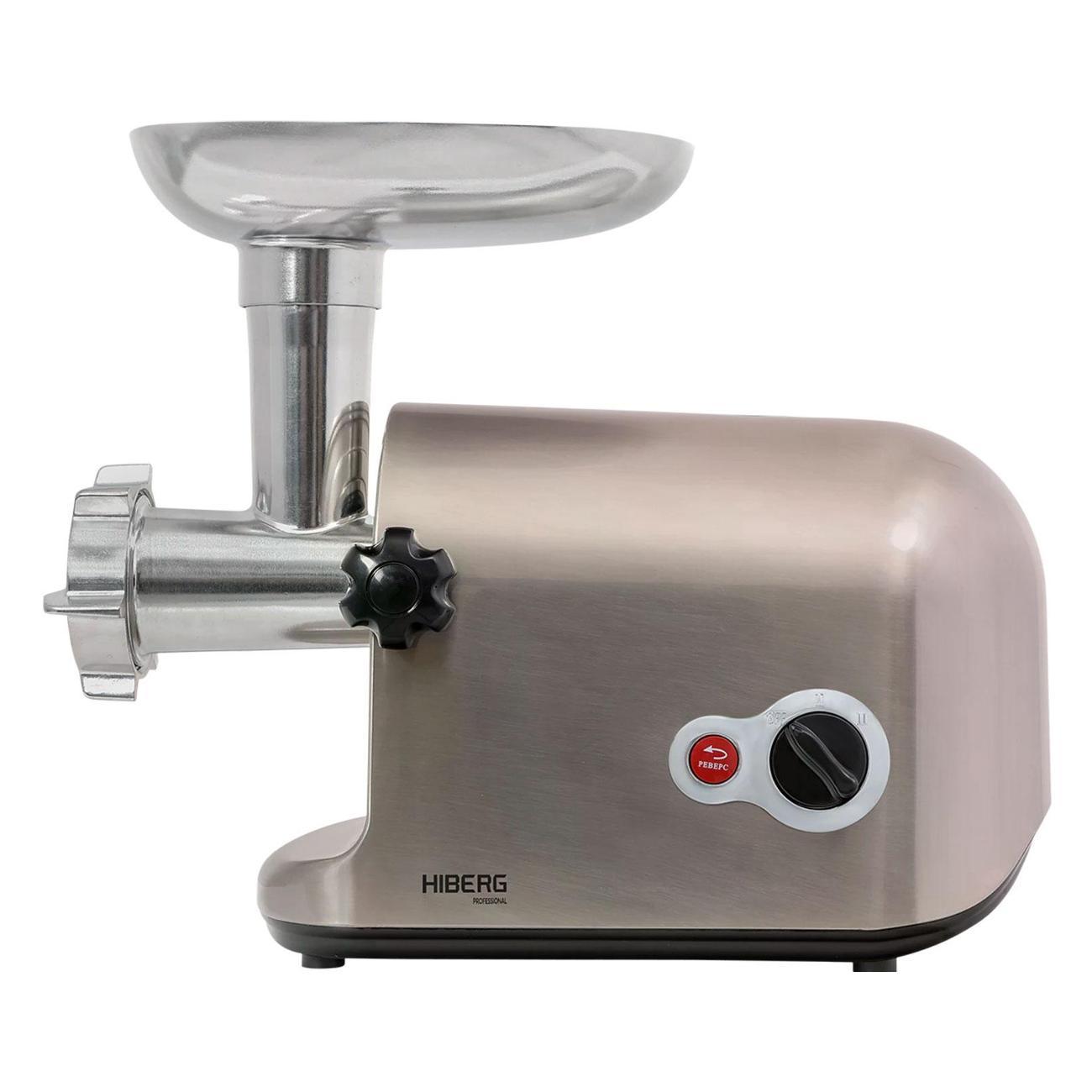 Изображение товара Мясорубка электрическая Hiberg MG 400 X