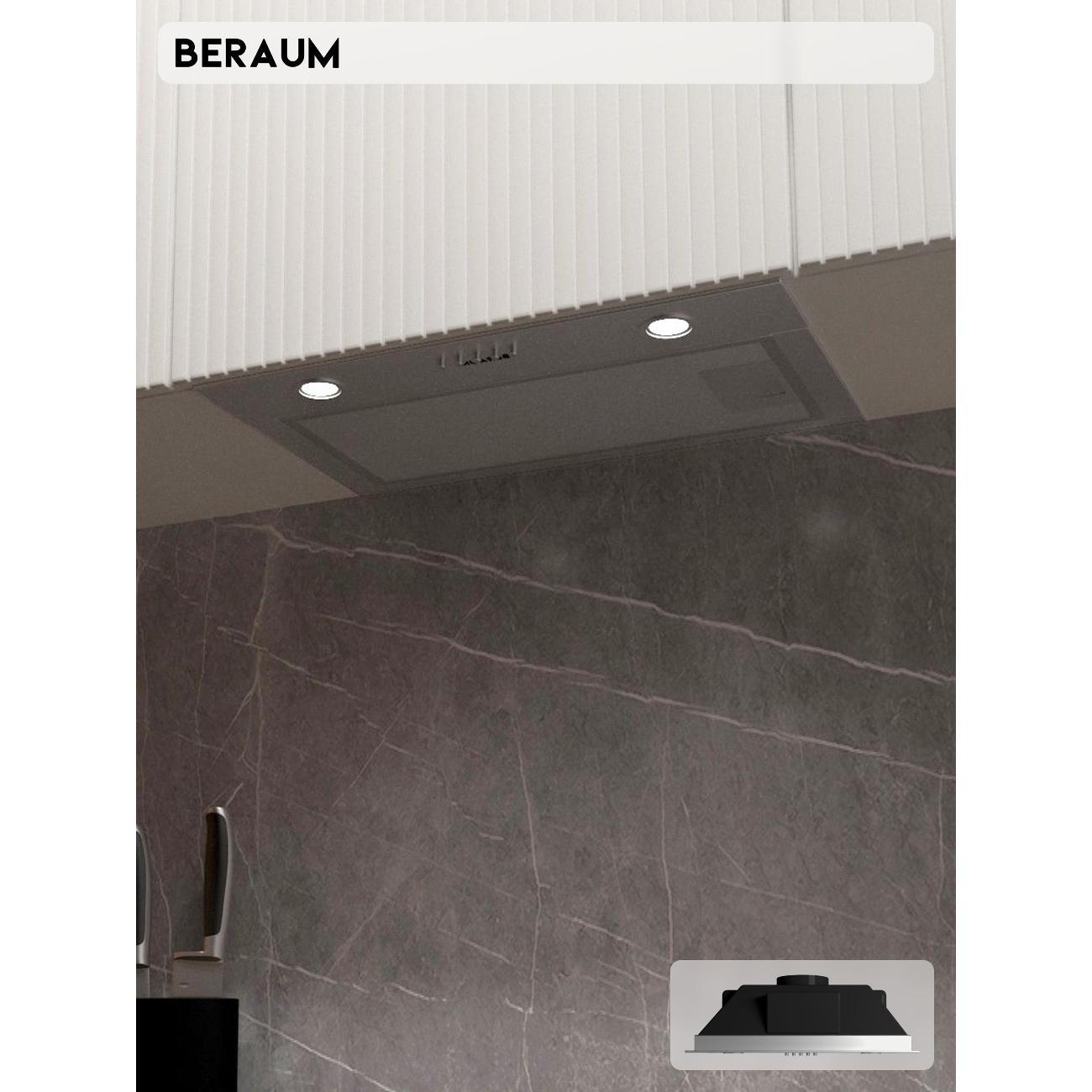 Изображение товара Встраиваемая вытяжка Beraum HK-5S301I с LED освещением и 3 скоростями Изображение товара Встраиваемая вытяжка Beraum HK-5S301I с LED освещением и 3 скоростями
