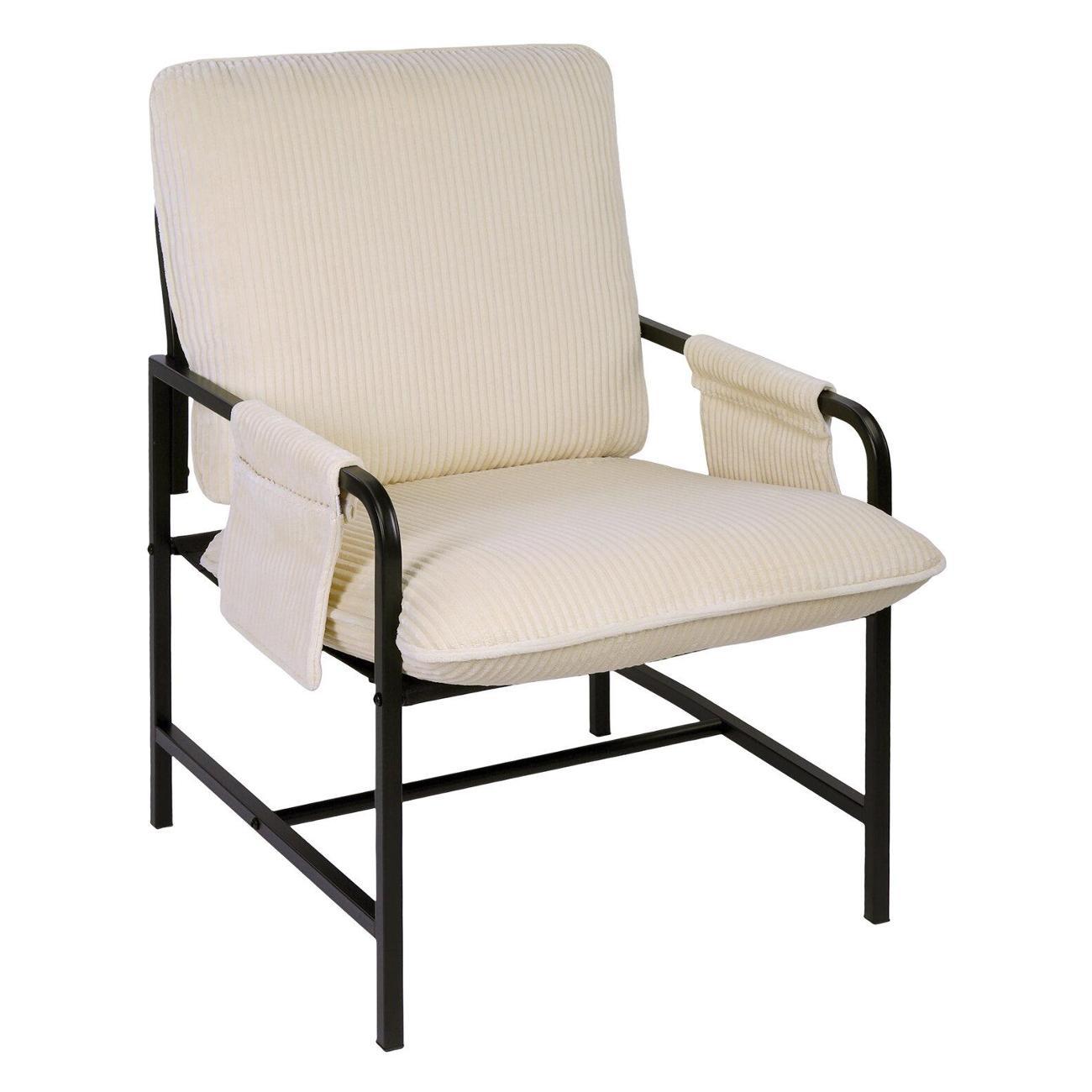 Изображение товара Кресло Brabix Gentle LC-300, ЛОФТ, молочное