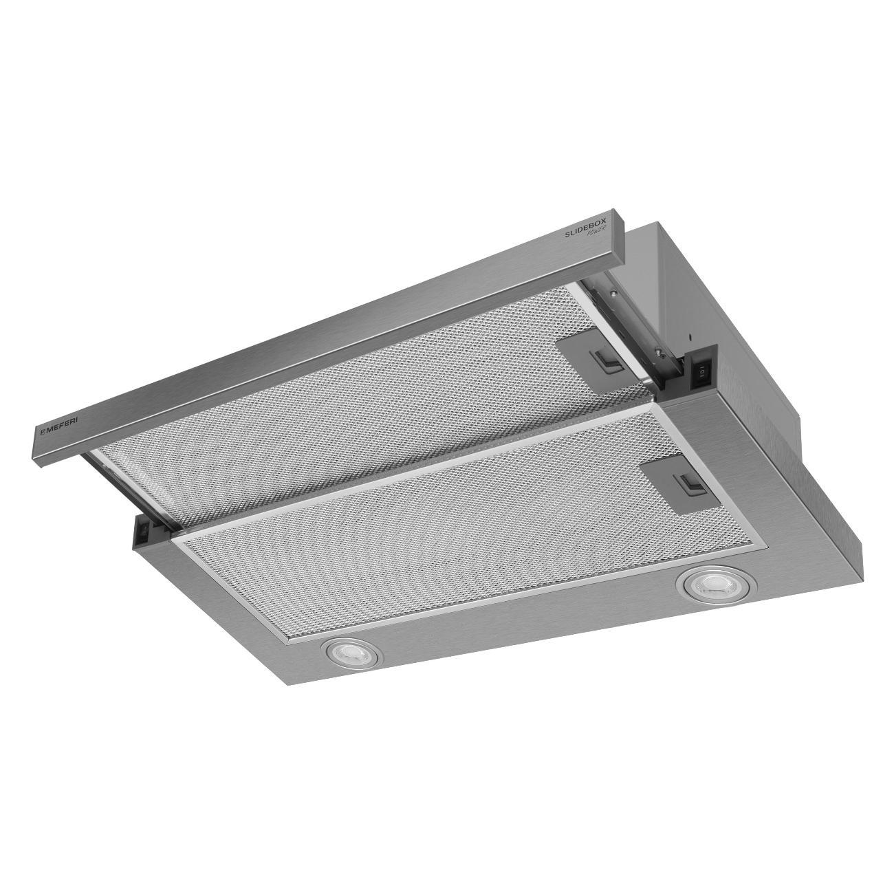 Изображение товара Вытяжка полностью встраиваемая MEFERI SLIDEBOX60IX мощность