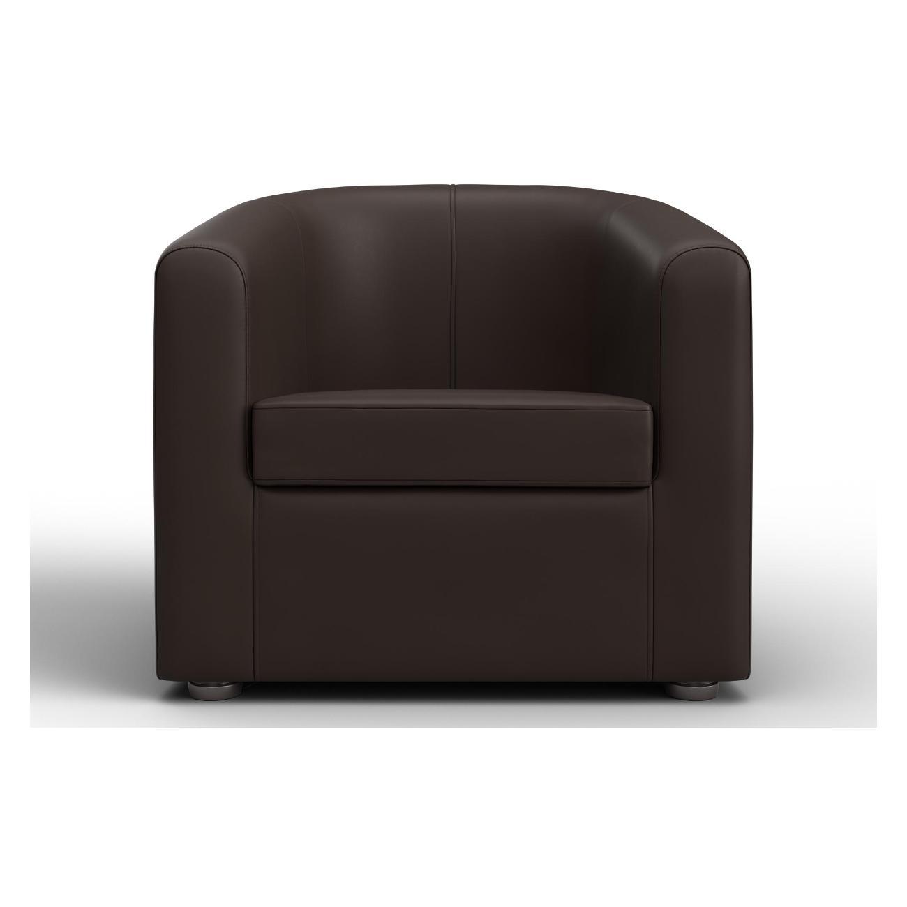 Изображение товара Кресло Лига Диванов Норден экокожа коричневый