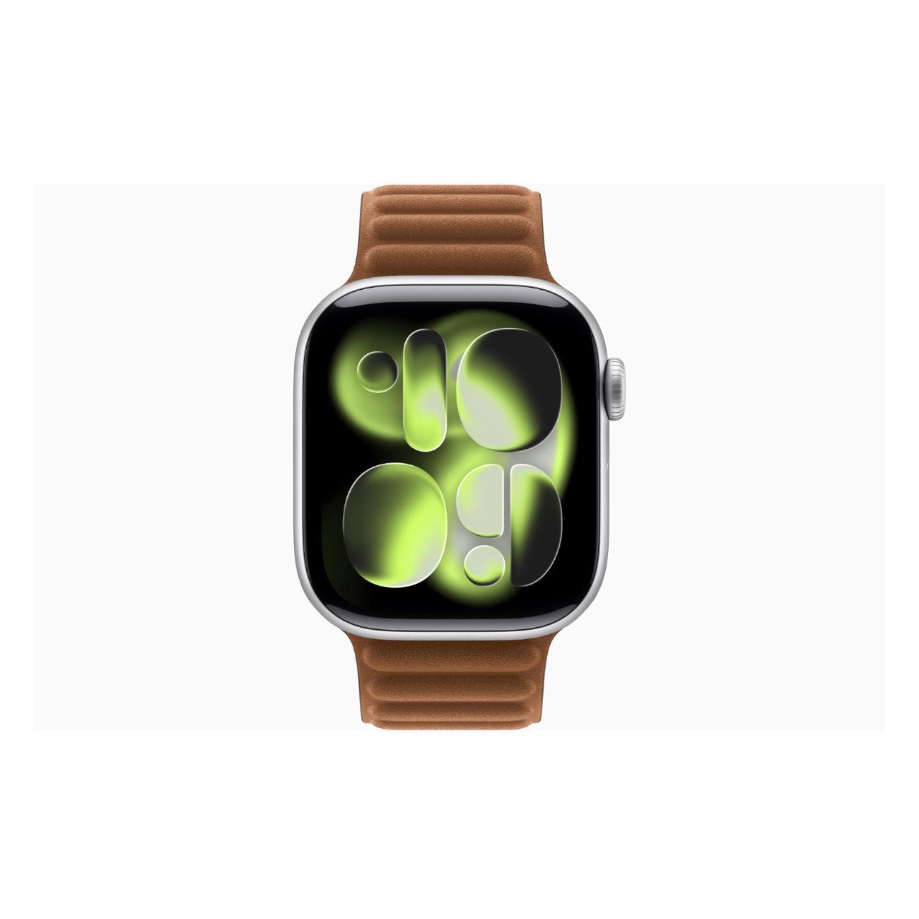 Apple Watch Series 11 Aluminium Silver 42mm GPS Textile Magnetic Link карамельный