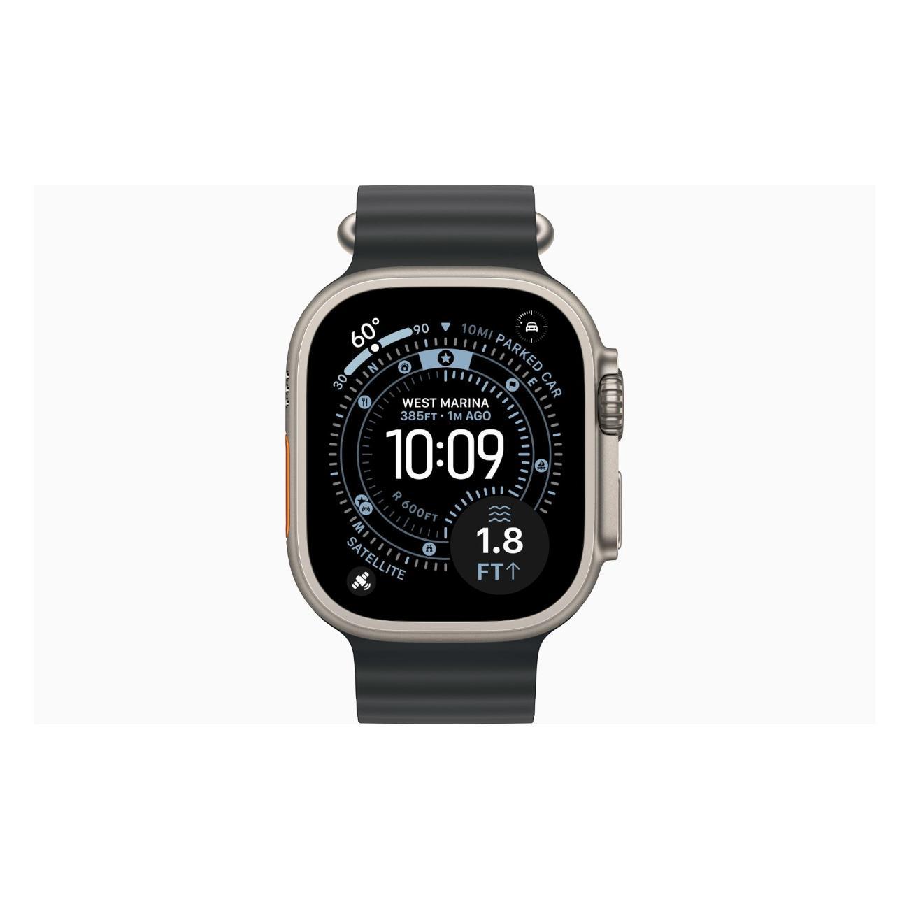 Изображение товара Смарт-часы Apple Watch Ultra 3 Titanium Natural 49mm Ocean Band черный