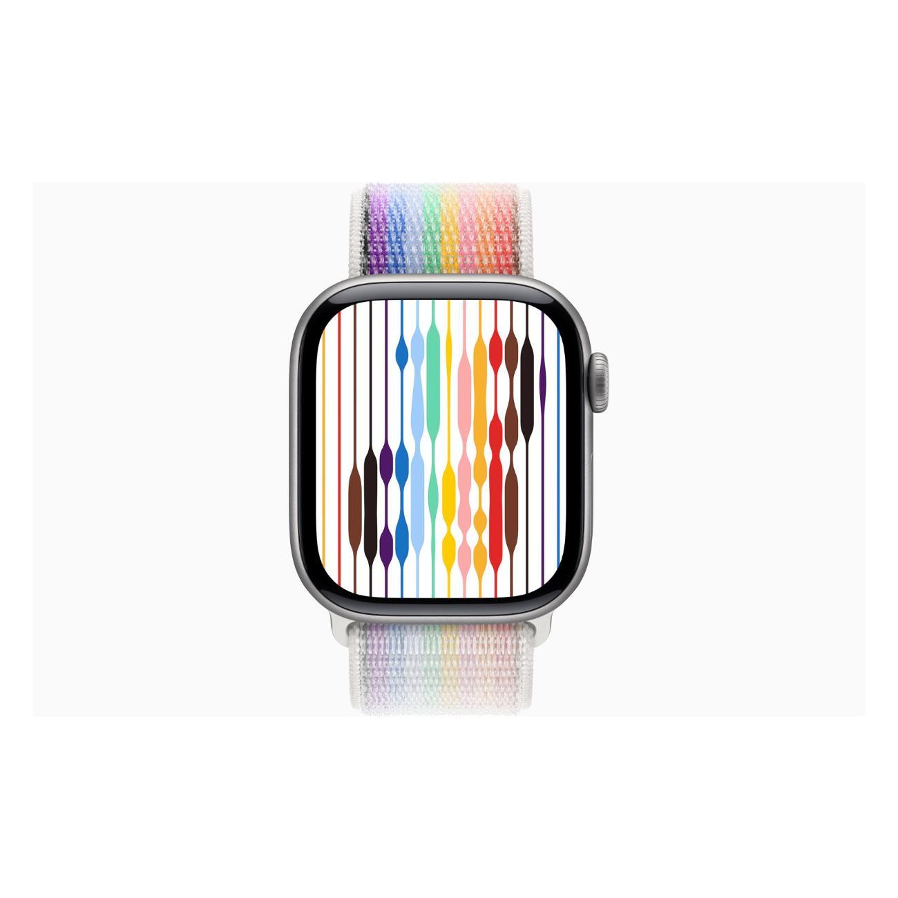 Apple Watch Series 11 Aluminium серый космос 42mm GPS Textile Sport Loop Pride Edition