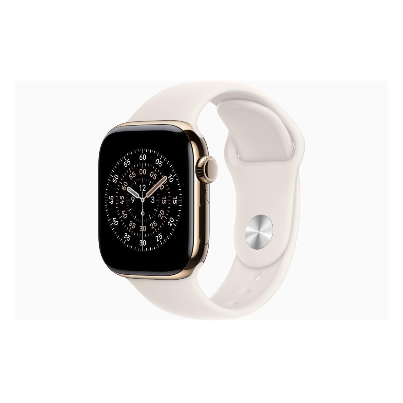Apple Watch Series 11 Titanium Gold 42mm GPS Rubber Sport Band сияющая звезда