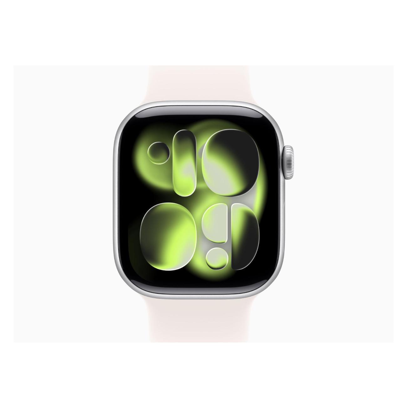 Apple Watch Series 11 Aluminium Silver 42mm GPS Rubber Solo Loop Light румянец