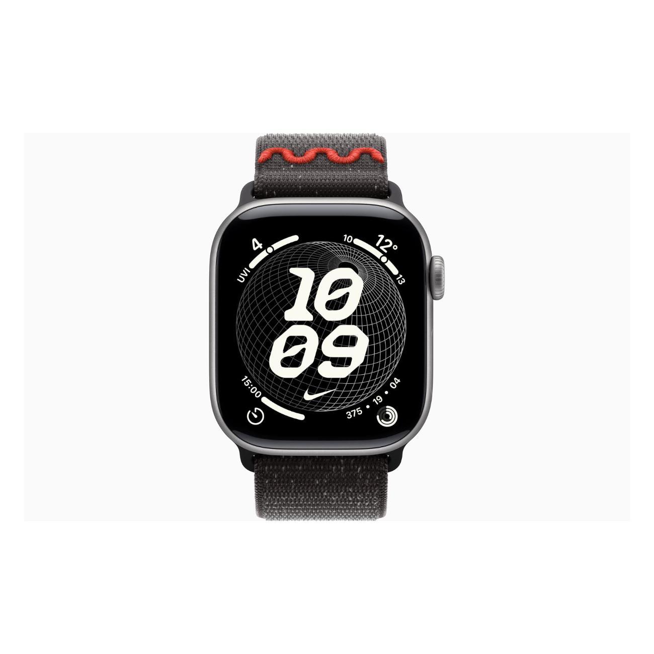 Apple Watch Series 11 Aluminium Space Grey 46mm GPS Textile Nike Sport Loop черная полночь