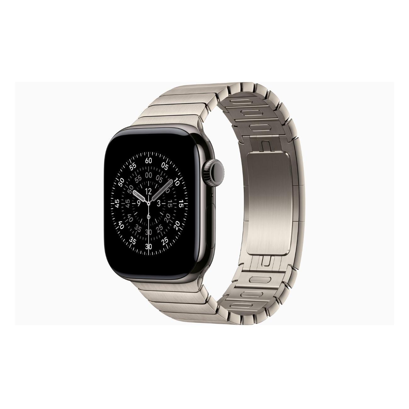 Apple Watch Series 11 Titanium Slate 42mm GPS Stainless Steel Link Bracelet естественный