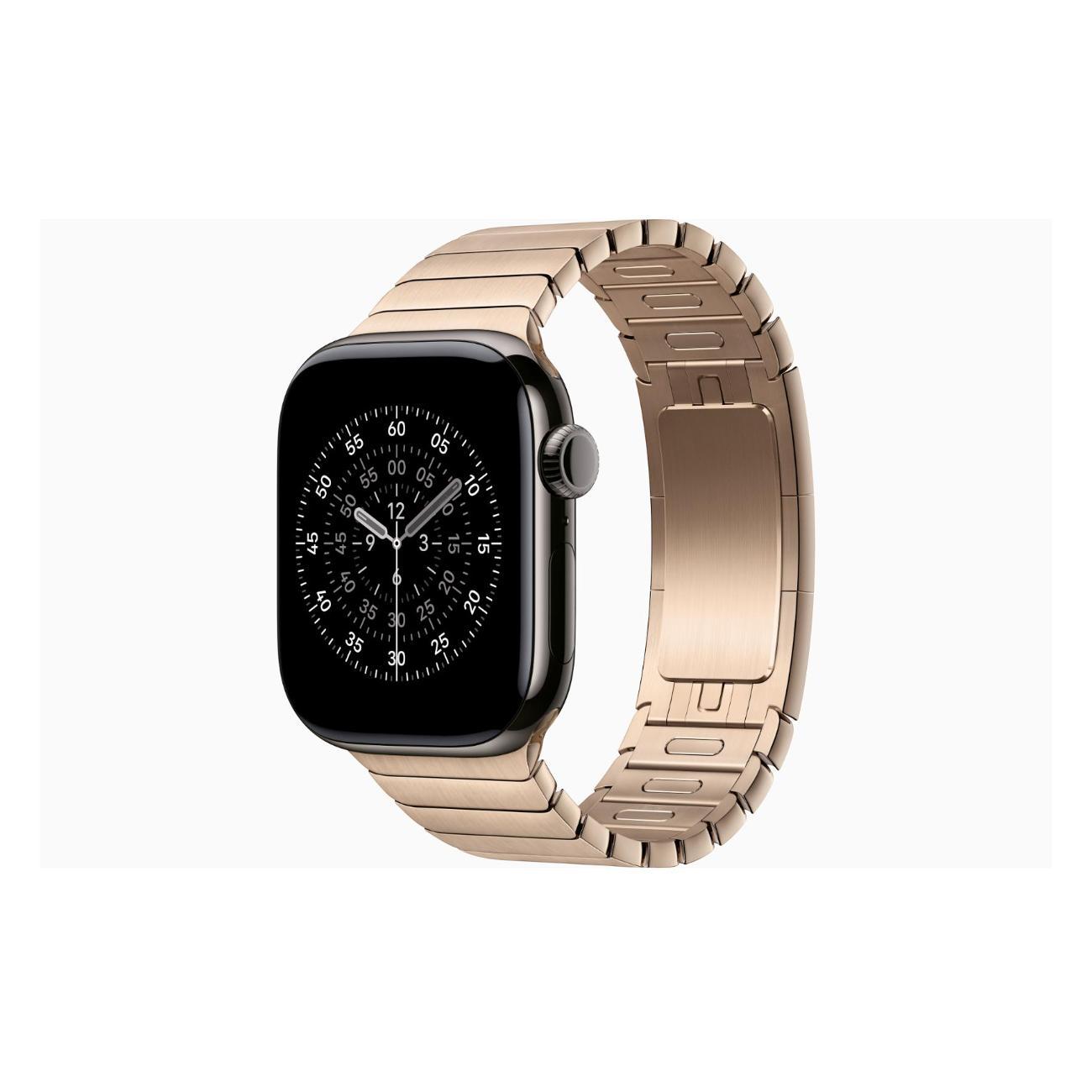 Apple Watch Series 11 Titanium Slate 42mm GPS Stainless Steel Link Bracelet золотой