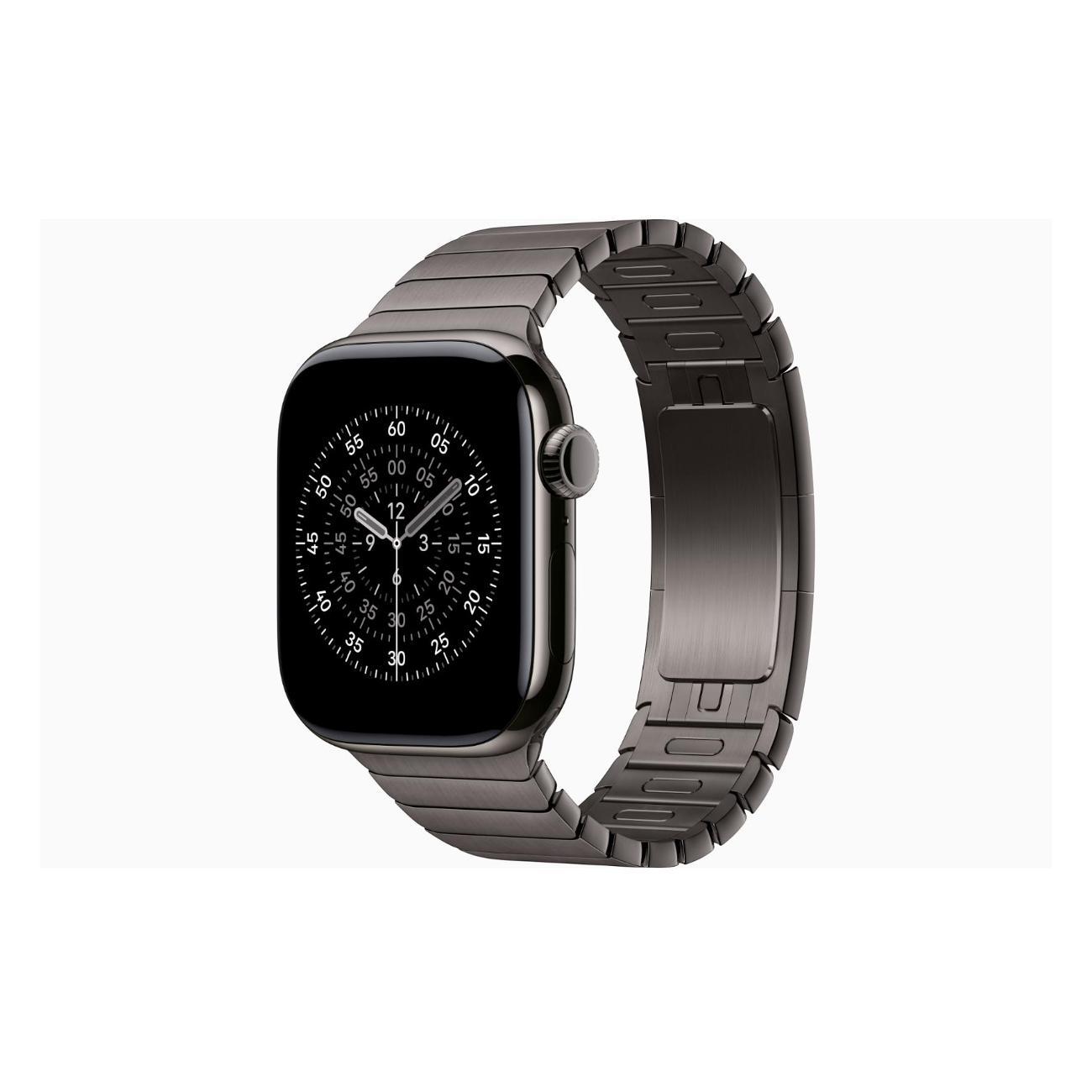 Apple Watch Series 11 Titanium Slate 42mm GPS Stainless Steel Link Bracelet