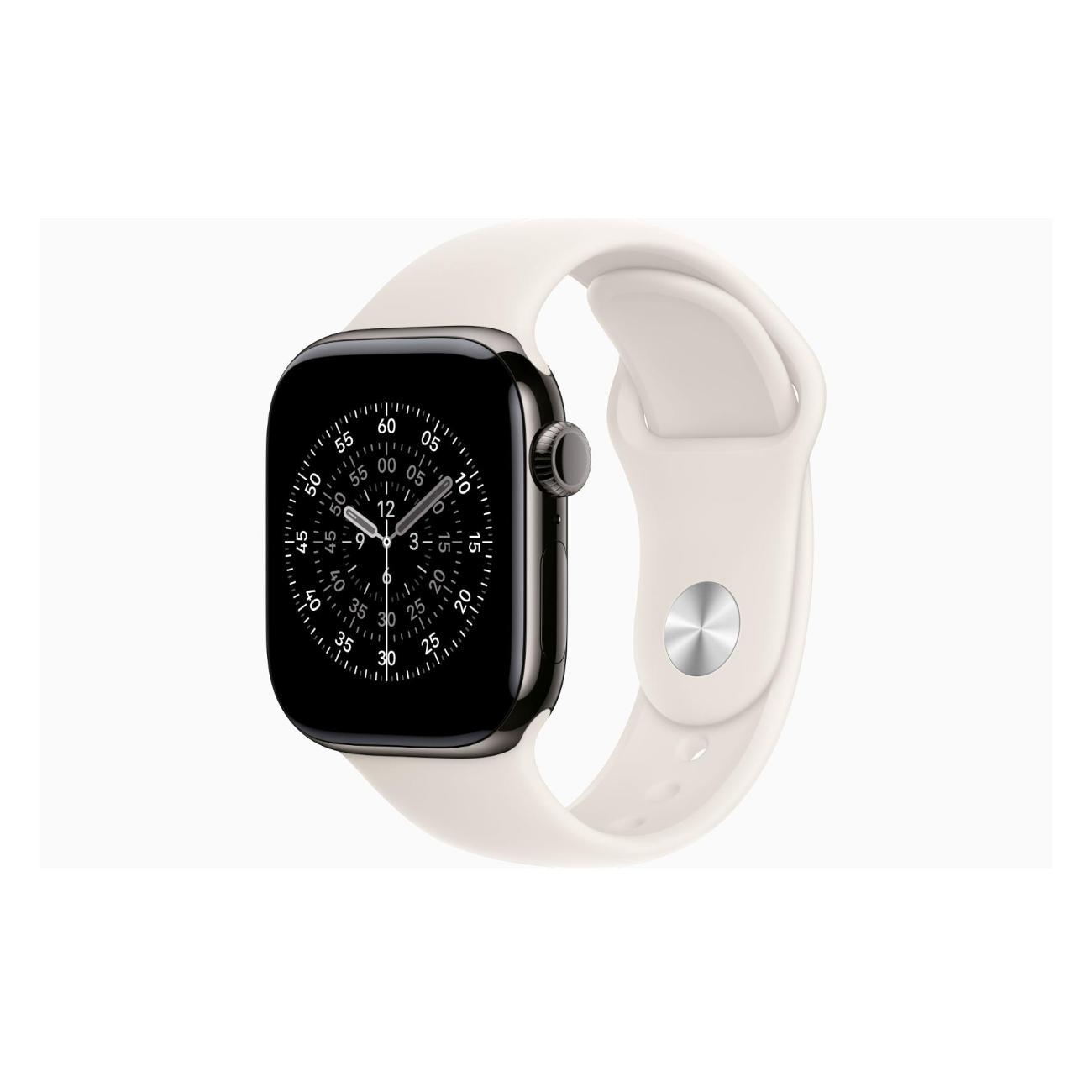 Apple Watch Series 11 Titanium Slate 42mm GPS Rubber Sport Band сияющая звезда