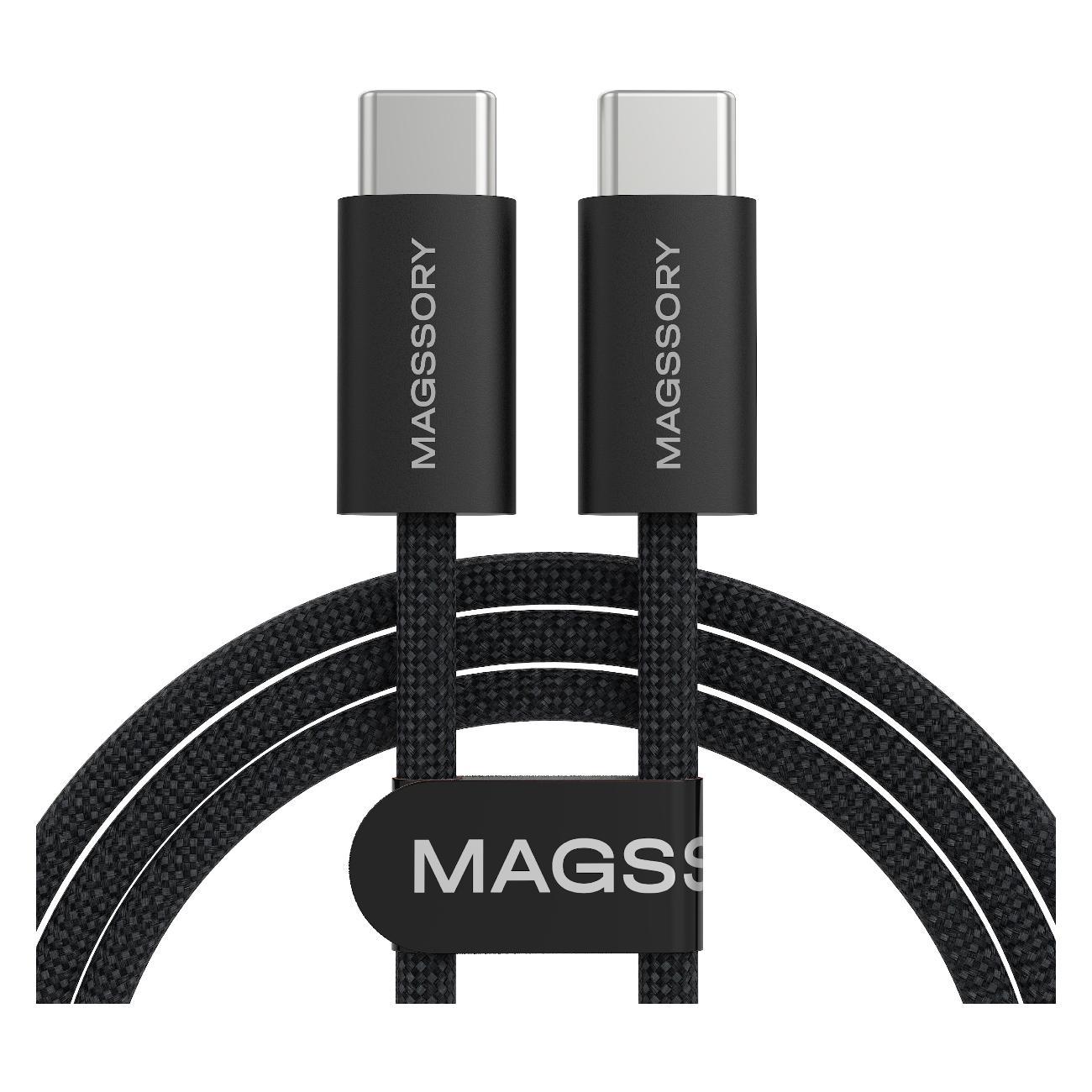 Изображение товара Кабель для смартфона, телефона Magssory Line C 60W USB-C, 1,5м CBL002 черный