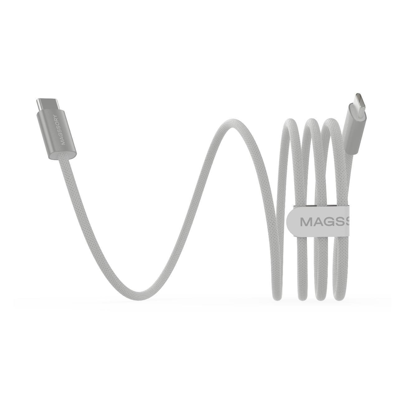 Изображение товара Кабель для смартфона, телефона Magssory Line C 60W USB-C, 1,5м CBL002 белый