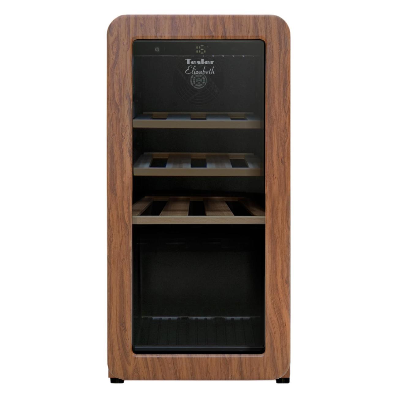 Изображение товара Винный шкаф Tesler CWC-188 Caramel Wood LD