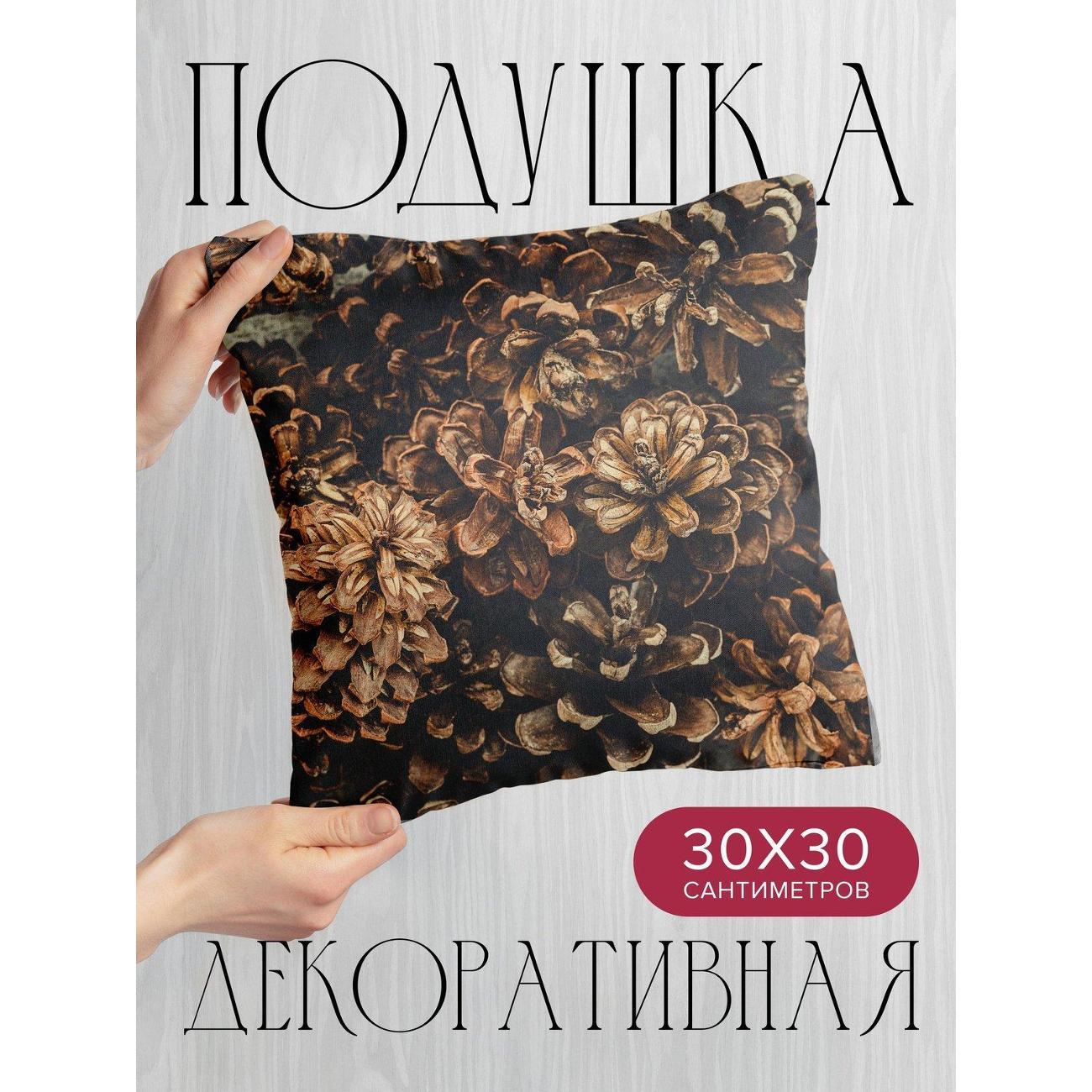 Изображение товара Подушка PrintyFull 30x30см / Сосновые шишки крупным (FP21937078) Изображение товара Подушка PrintyFull 30x30см / Сосновые шишки крупным (FP21937078)