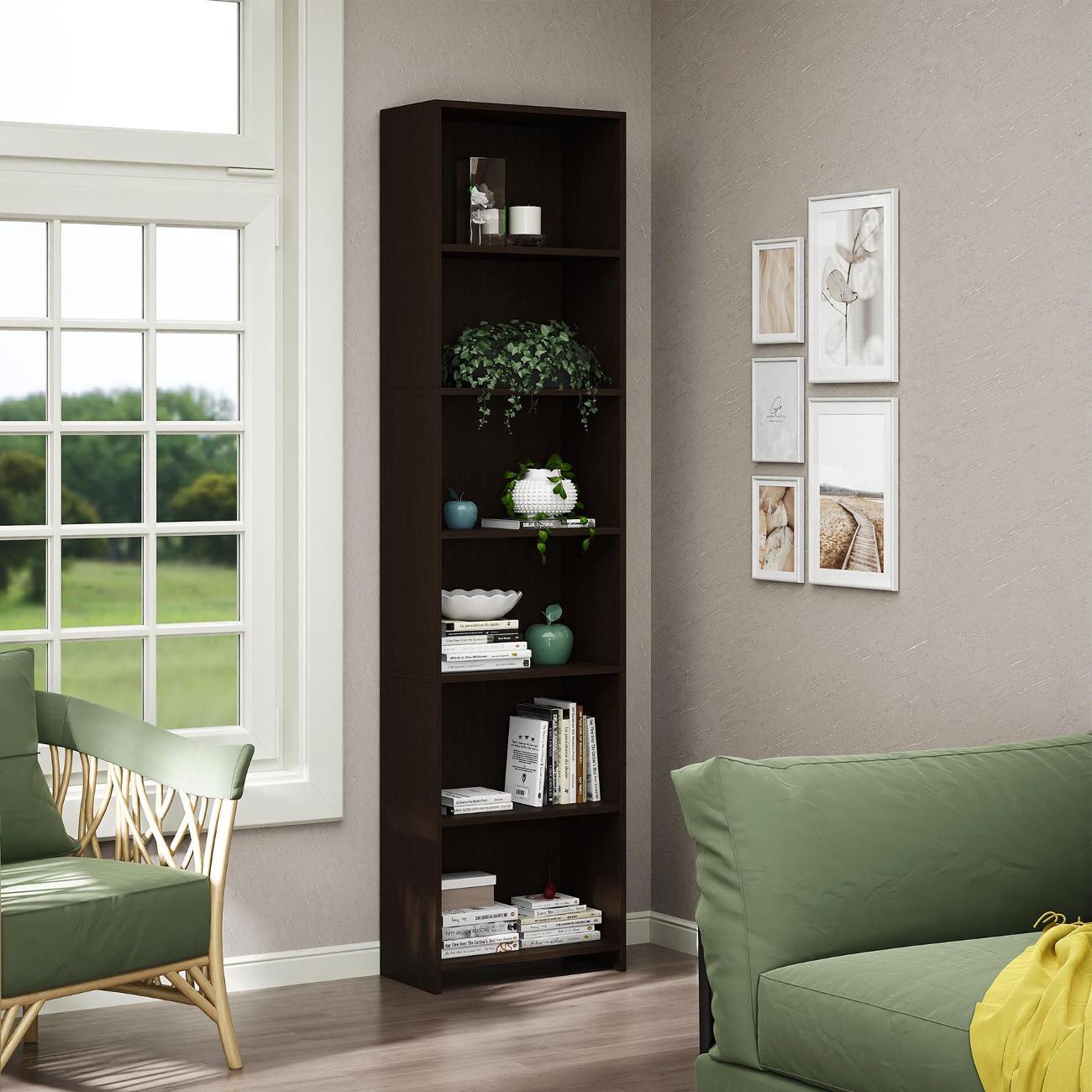 Изображение товара Стеллаж офисный MFMaster Файн-706 венге