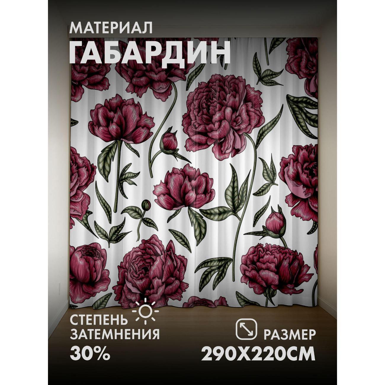 Изображение товара Фотошторы 365home Розовые пионы с зелёными листьями (FP25692361) Изображение товара Фотошторы 365home Розовые пионы с зелёными листьями (FP25692361)
