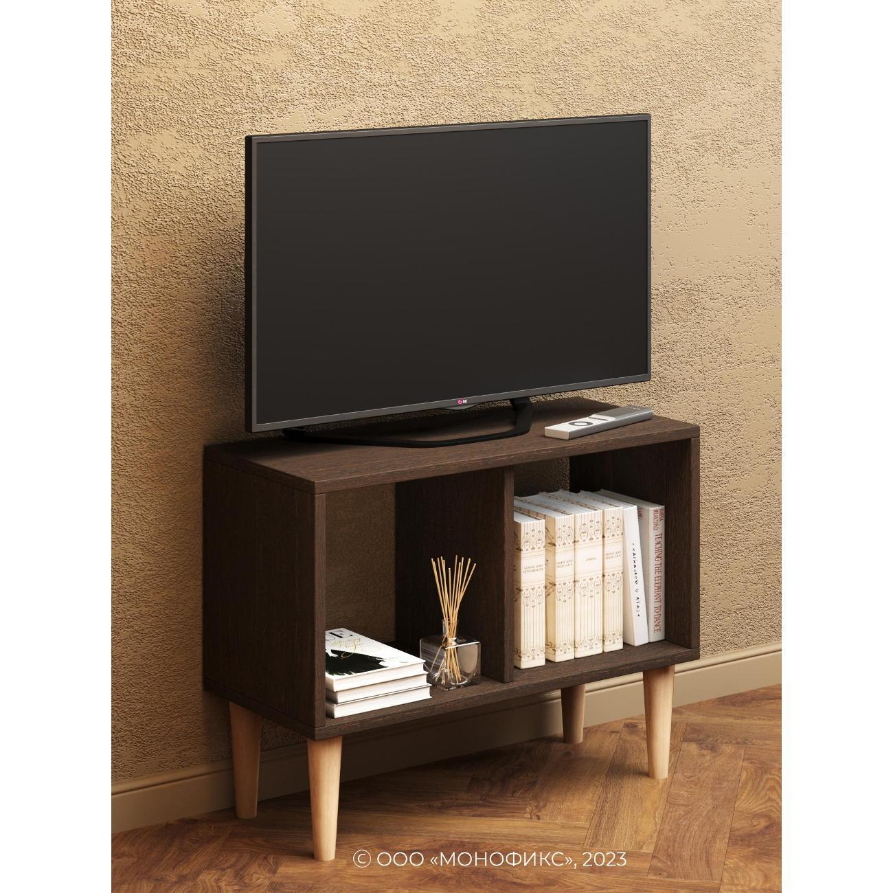 Изображение товара Стеллаж Monofix ТВ тумба ОДОС, без дверок, венге