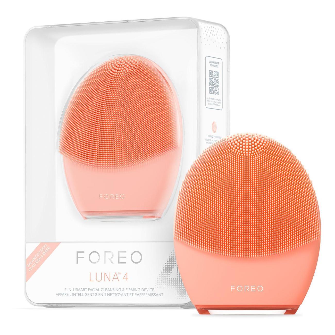 Изображение товара Ультразвуковая щетка для очищения кожи лица Foreo LUNA 4 оранжевый