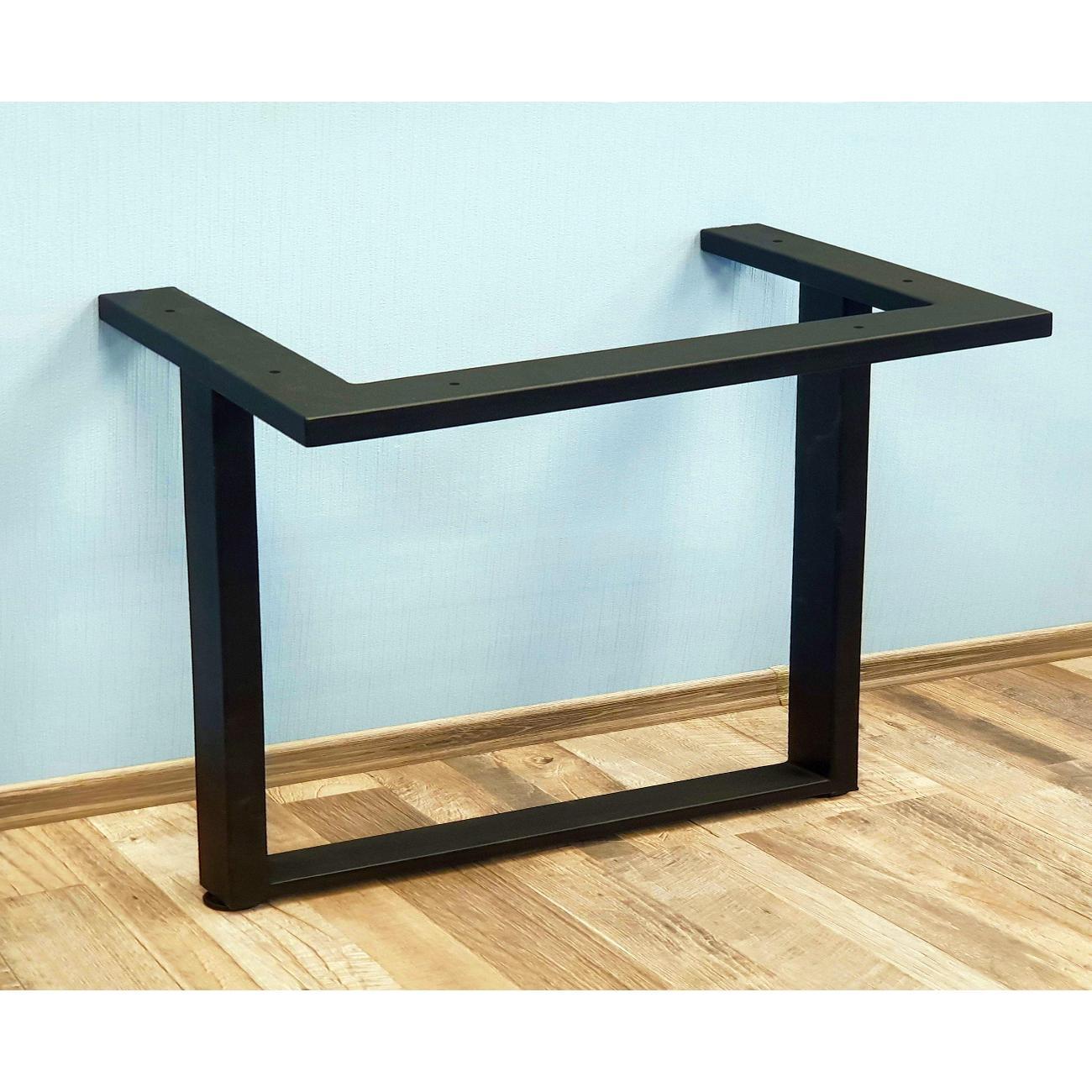 Изображение товара Подстолье Parallax усиленное 450х550 50х25 черное регулируемое