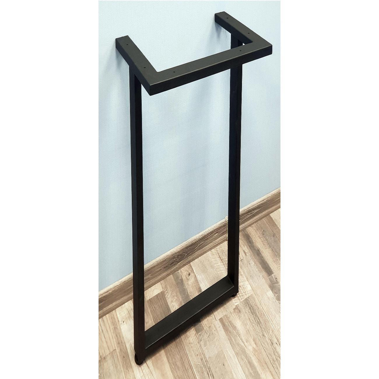 Изображение товара Подстолье Parallax усиленное 1150х450 50х25 черное регулируемое