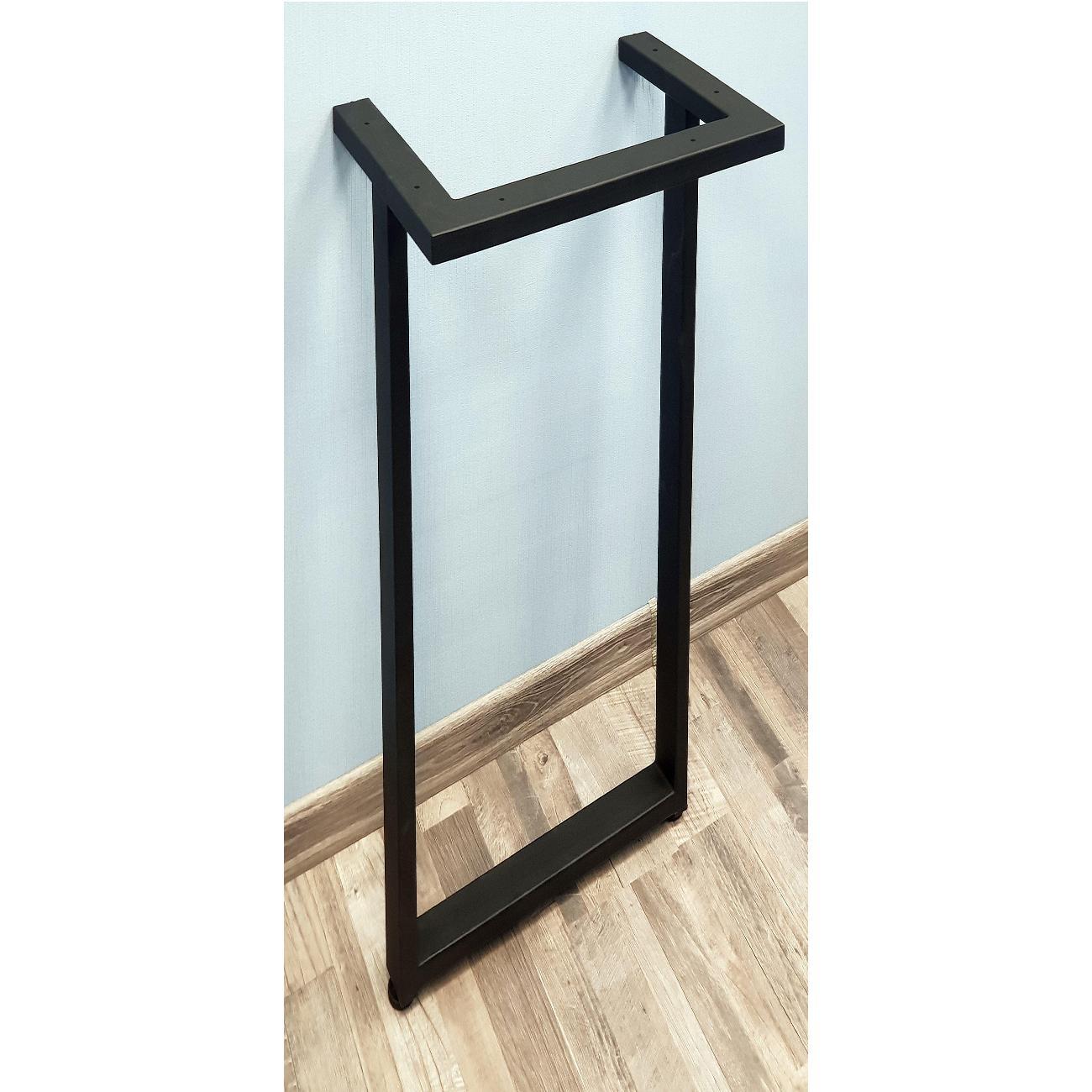 Изображение товара Подстолье Parallax усиленное 1200х450 50х25 черное регулируемое Изображение товара Подстолье Parallax усиленное 1200х450 50х25 черное регулируемое