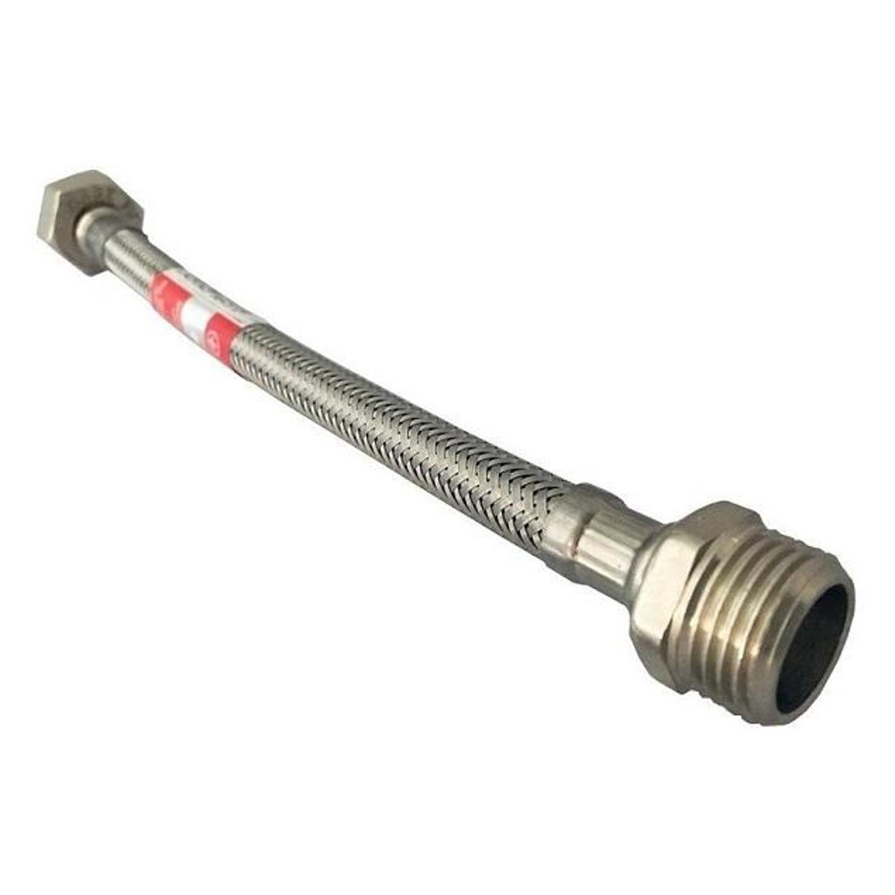 Изображение товара Аэратор для сантехники Tucai 1/2"-1/2", 120см, в стальной оплетке, внутренняя