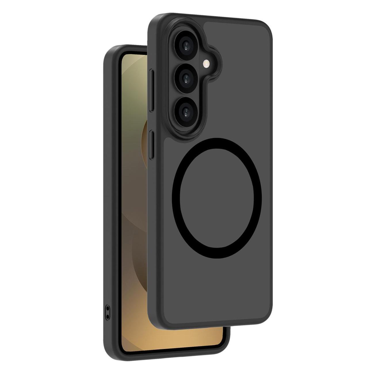 Изображение товара Чехол Deppa Silk Frost MagSafe для Samsung S26 черный матовый