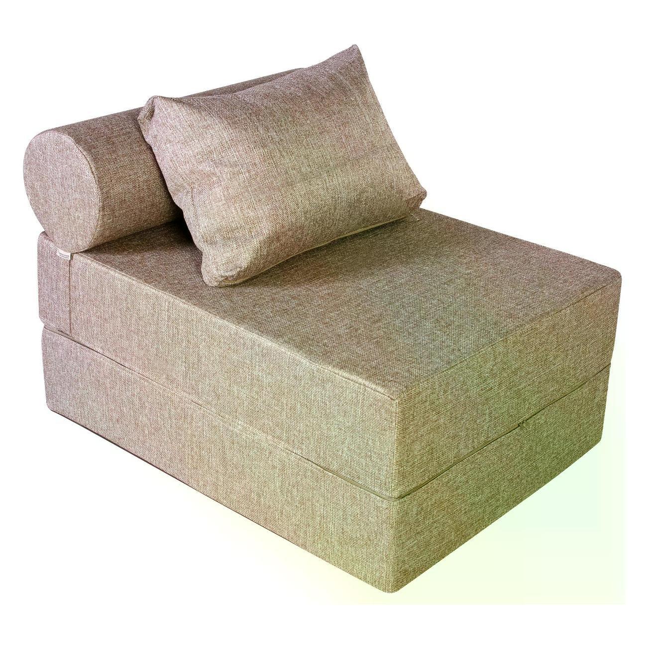 Изображение товара Кресло-кровать Гарден Трейд Валентина, с валиком, шоколад