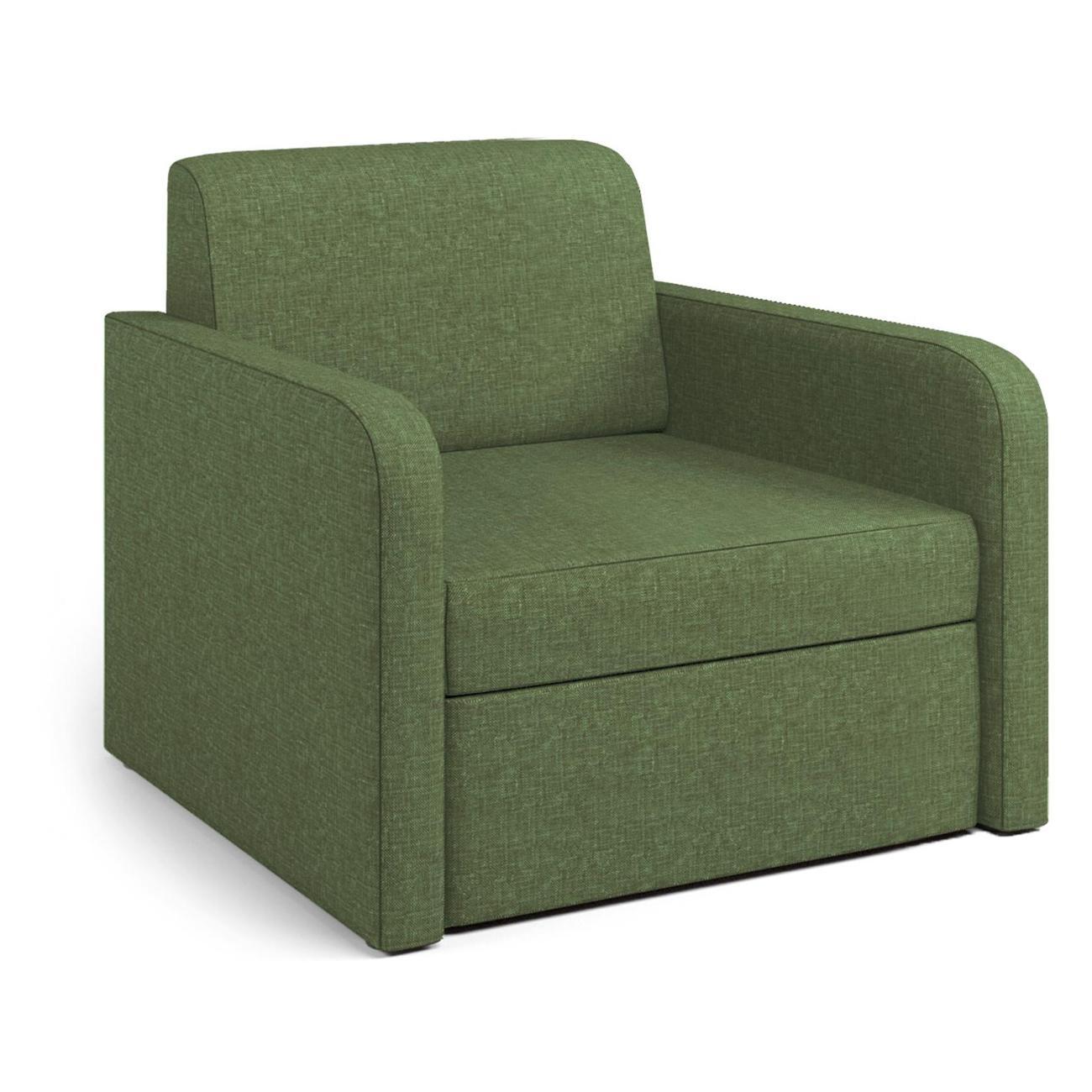 Изображение товара Кресло-кровать Шарм-Дизайн Бит Куба раскладной зеленый