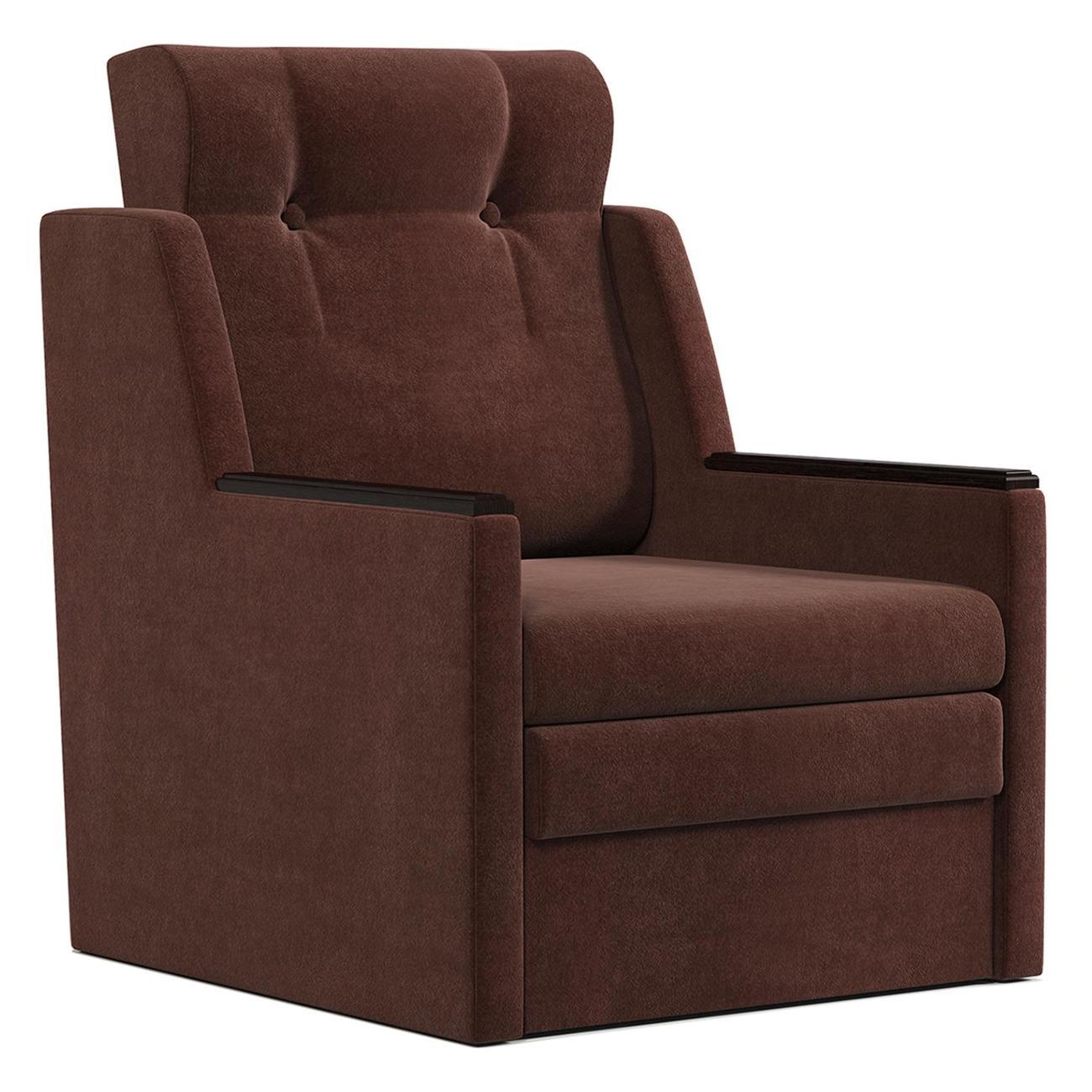Изображение товара Кресло-кровать Шарм-Дизайн Классика Д раскладной велюр Дрим шоколад