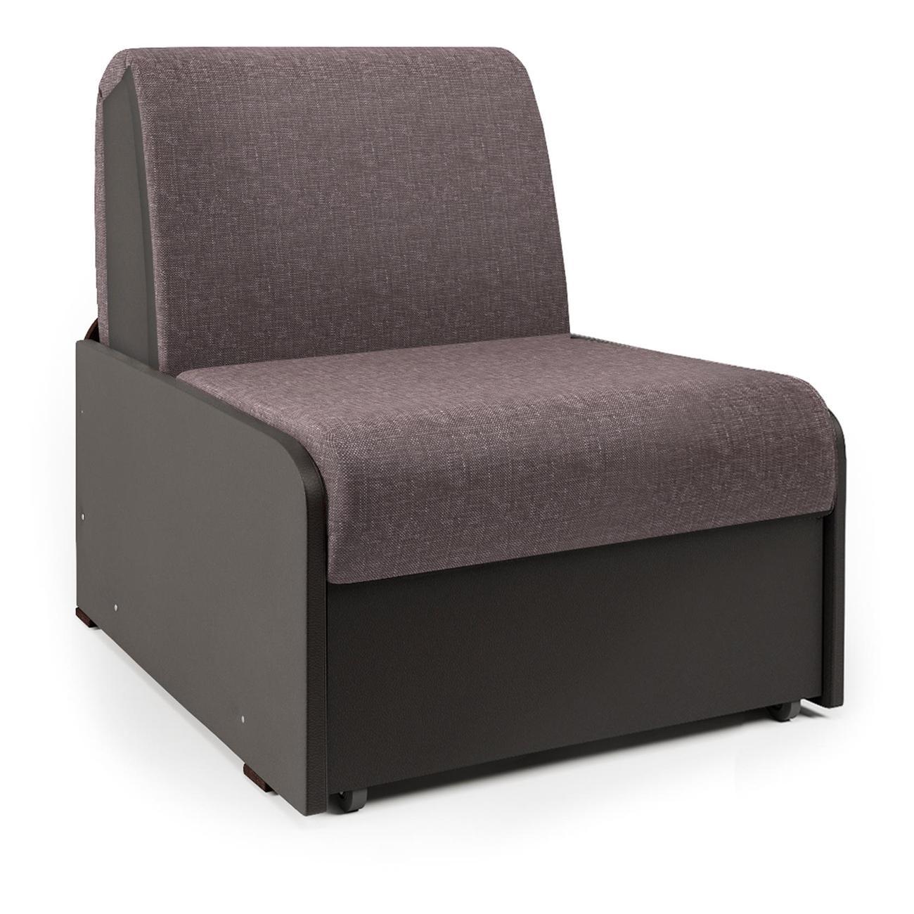 Изображение товара Кресло-кровать Шарм-Дизайн Коломбо БП 80 аккордеон латте и экокожа шоколад