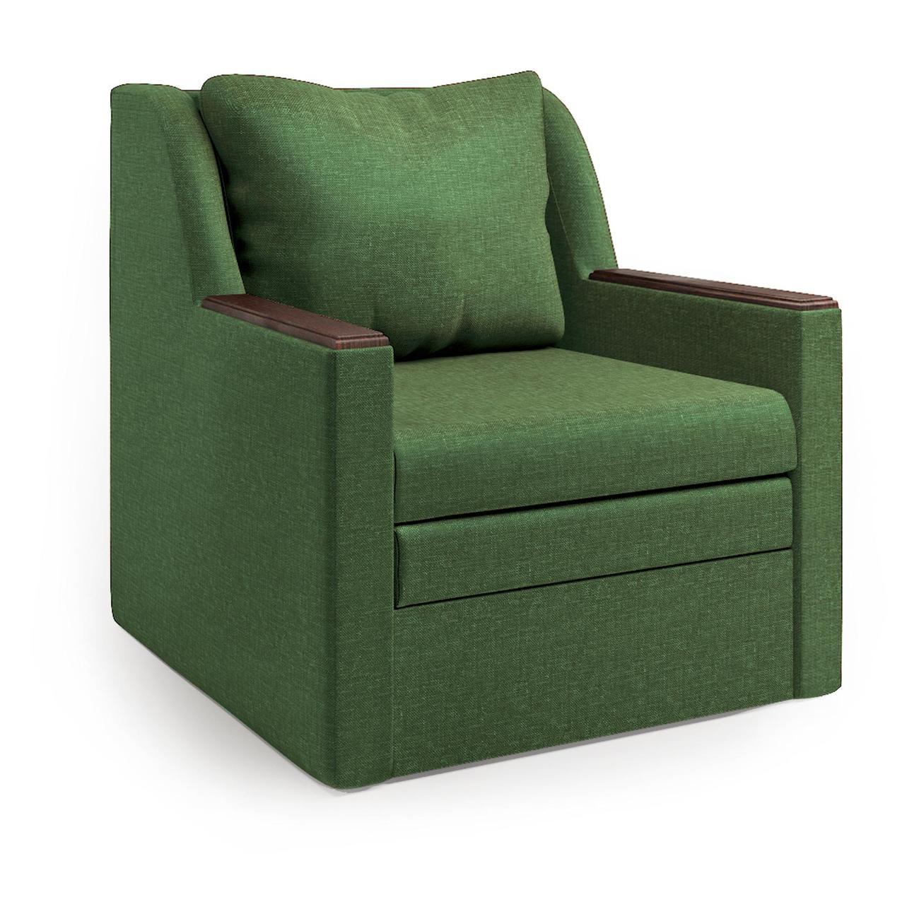 Изображение товара Кресло-кровать Шарм-Дизайн Соло раскладной зеленый Изображение товара Кресло-кровать Шарм-Дизайн Соло раскладной зеленый