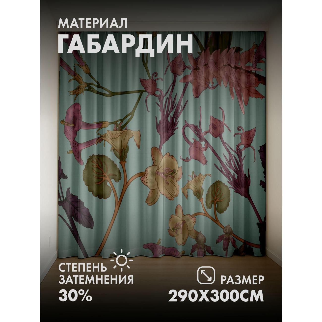 Изображение товара Фотошторы 365home Растительный узор: цветы, бутоны FP149442865 Изображение товара Фотошторы 365home Растительный узор: цветы, бутоны FP149442865