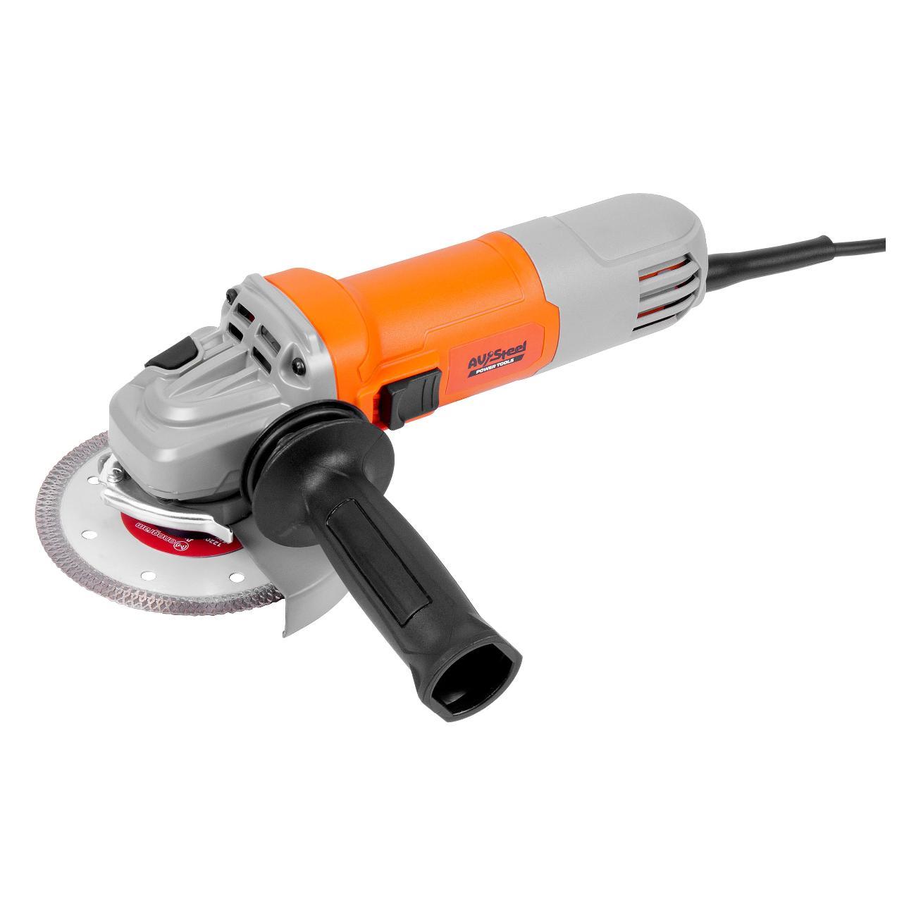 Изображение товара Шлифмашина угловая (болгарка) AV Steel AV-AG 125/1010S