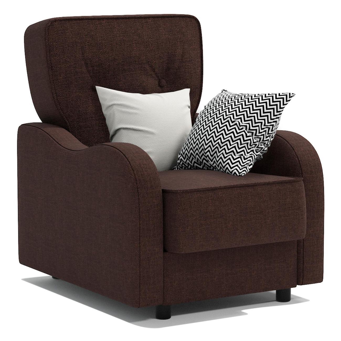 Изображение товара Кресло Шарм-Дизайн Классика В для отдыха шоколадная рогожка