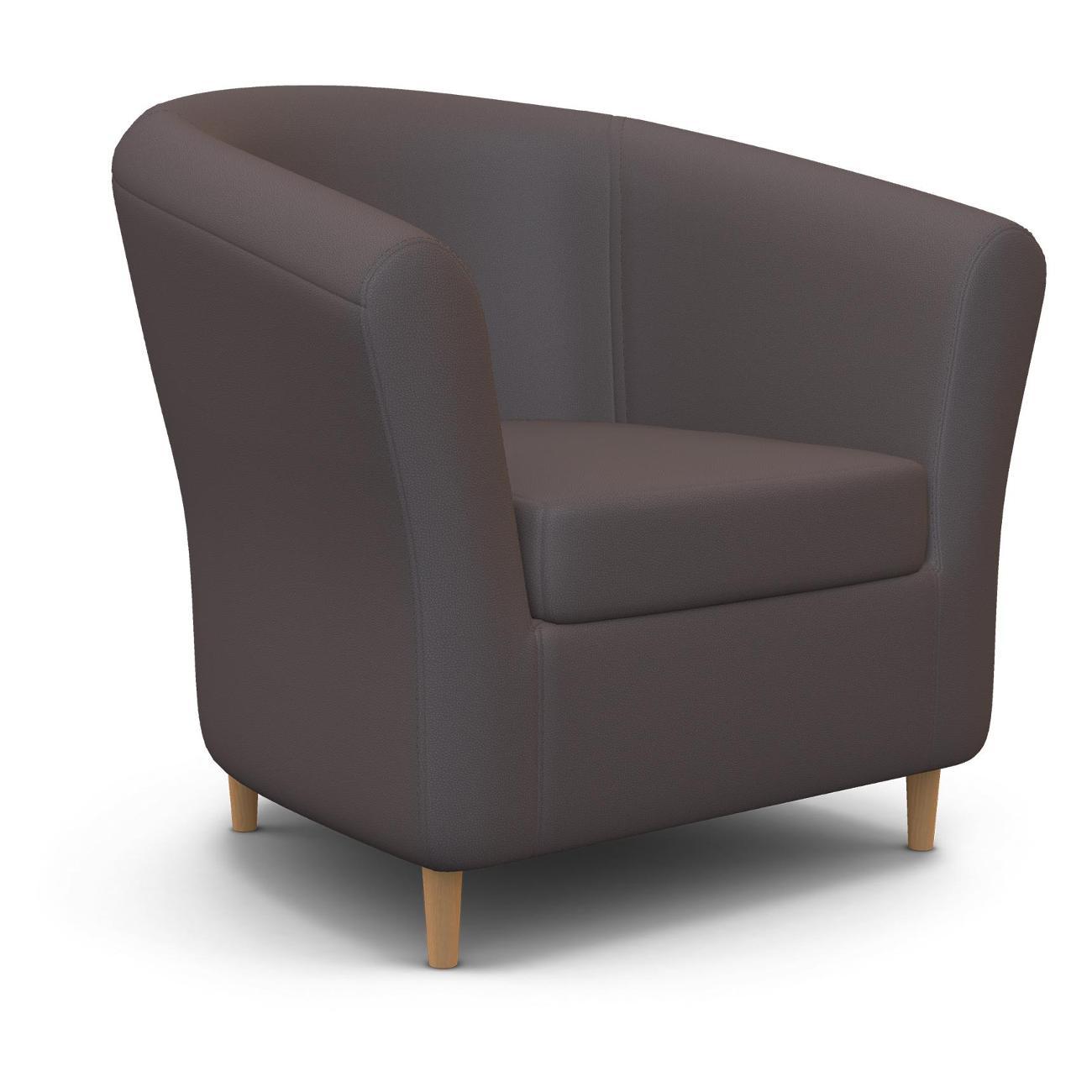 Изображение товара Кресло Шарм-Дизайн Евро Лайт экокожа темно-серый