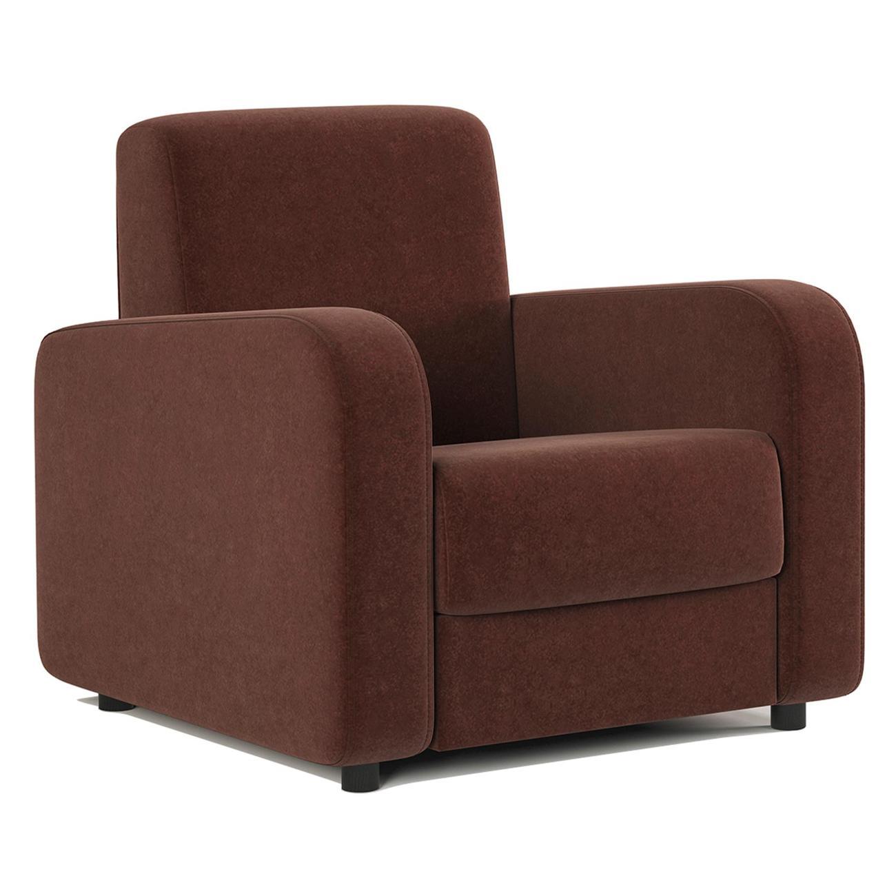 Изображение товара Кресло Шарм-Дизайн Мелодия для отдыха велюр Дрим шоколад
