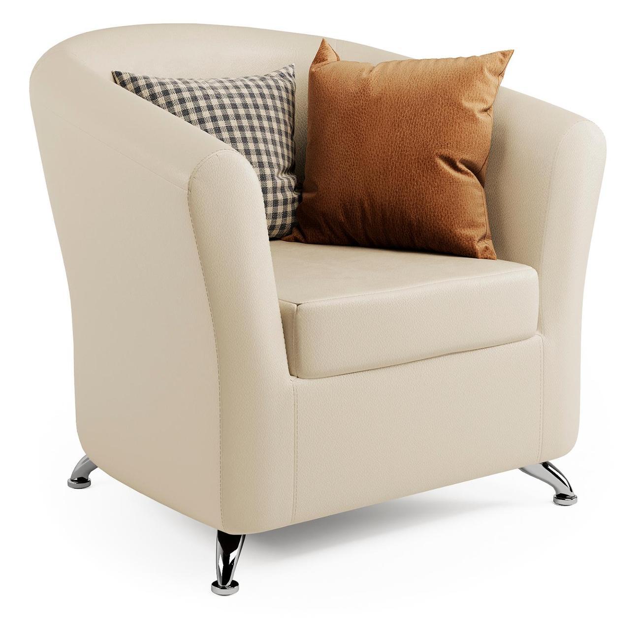 Изображение товара Кресло Шарм-Дизайн Евро бежевая экокожа