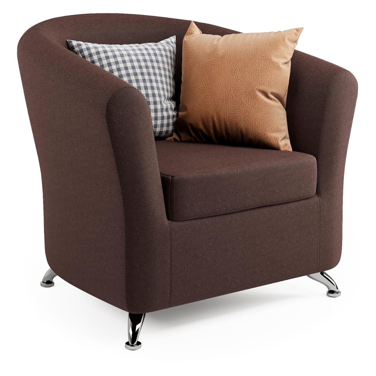 Изображение товара Кресло Шарм-Дизайн Евро шоколадная рогожка