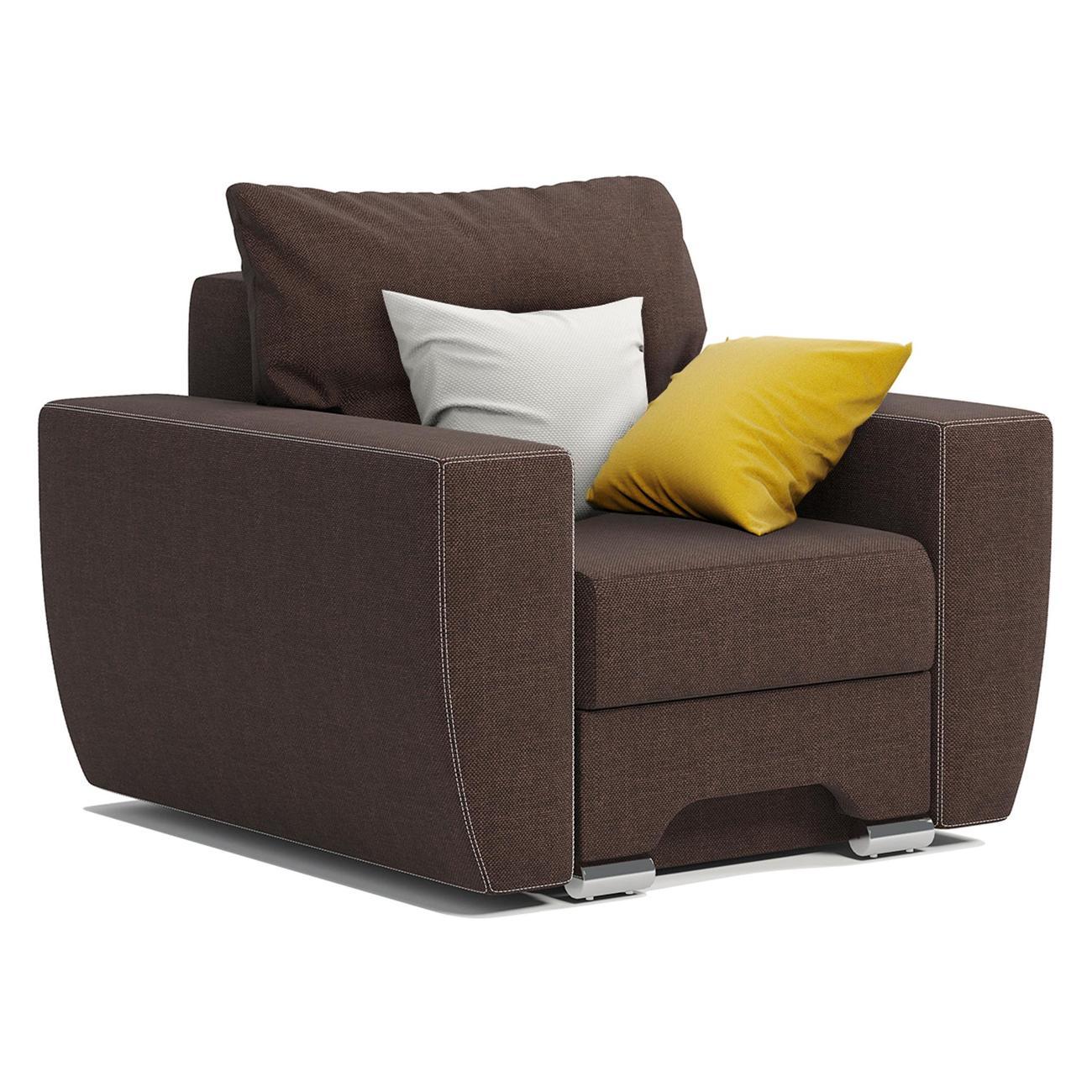 Изображение товара Кресло Шарм-Дизайн ЕвроШаг шоколадная рогожка