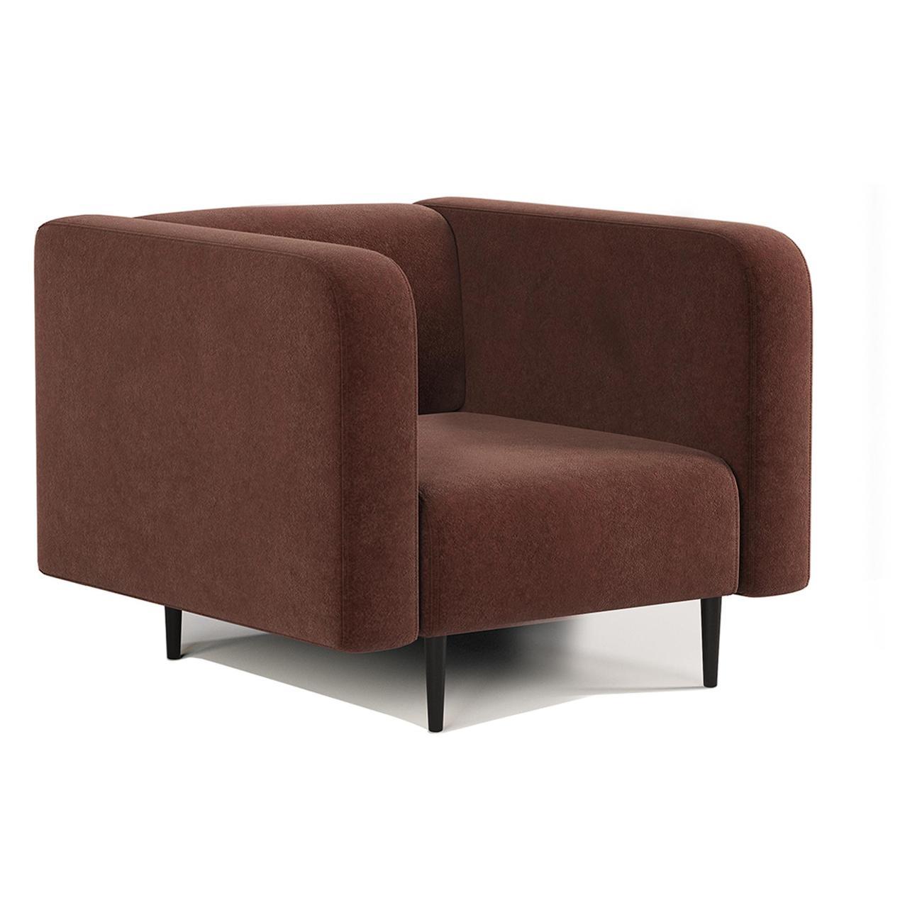 Изображение товара Кресло Шарм-Дизайн офисный Акцент велюр Дрим шоколад