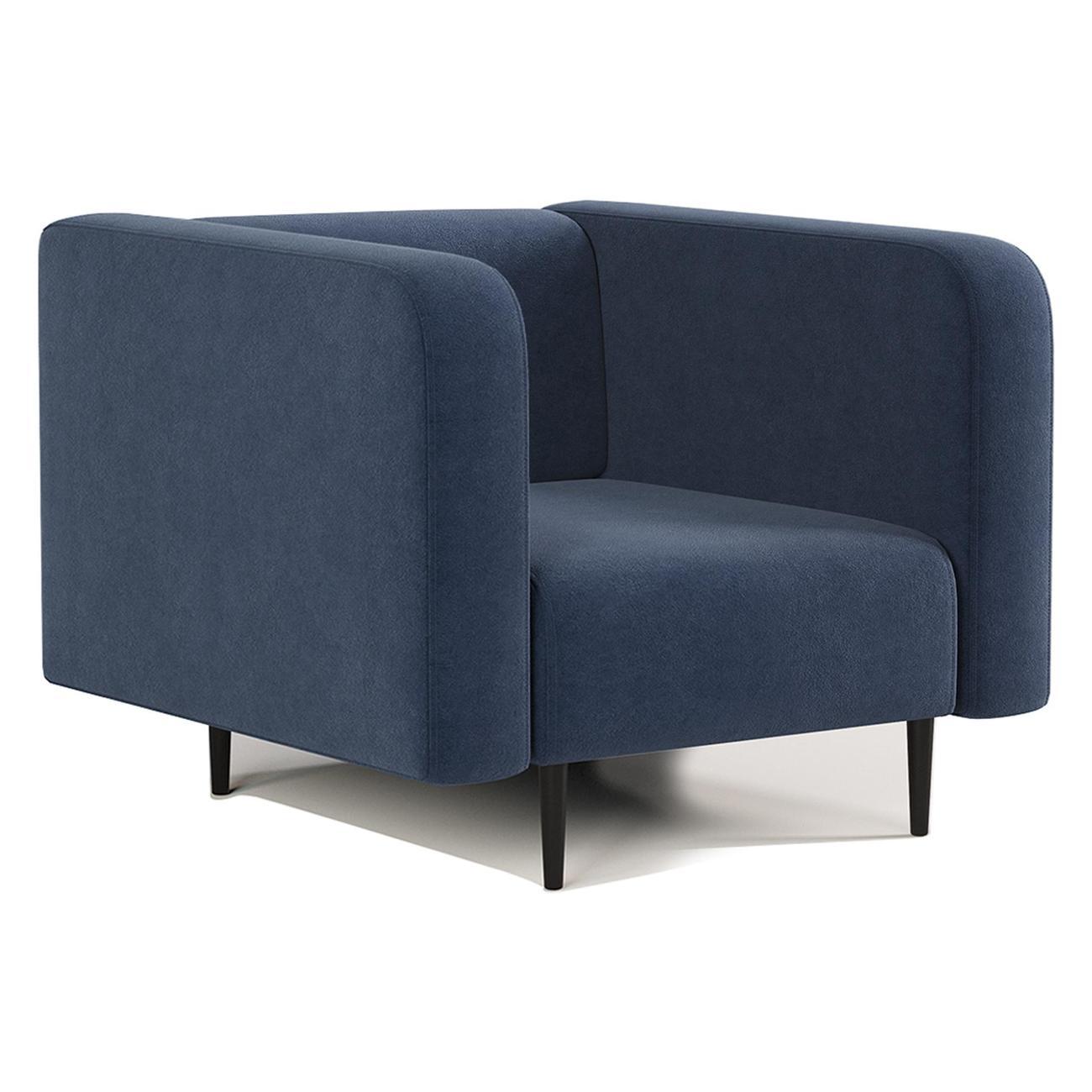 Изображение товара Кресло Шарм-Дизайн офисный Акцент велюр Ультра миднайт