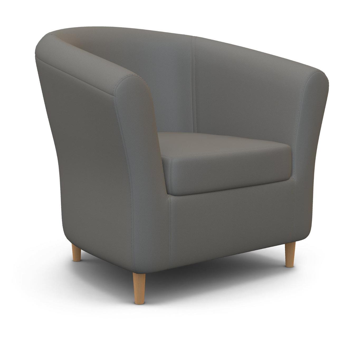 Изображение товара Кресло Шарм-Дизайн Евро Лайт серая экокожа