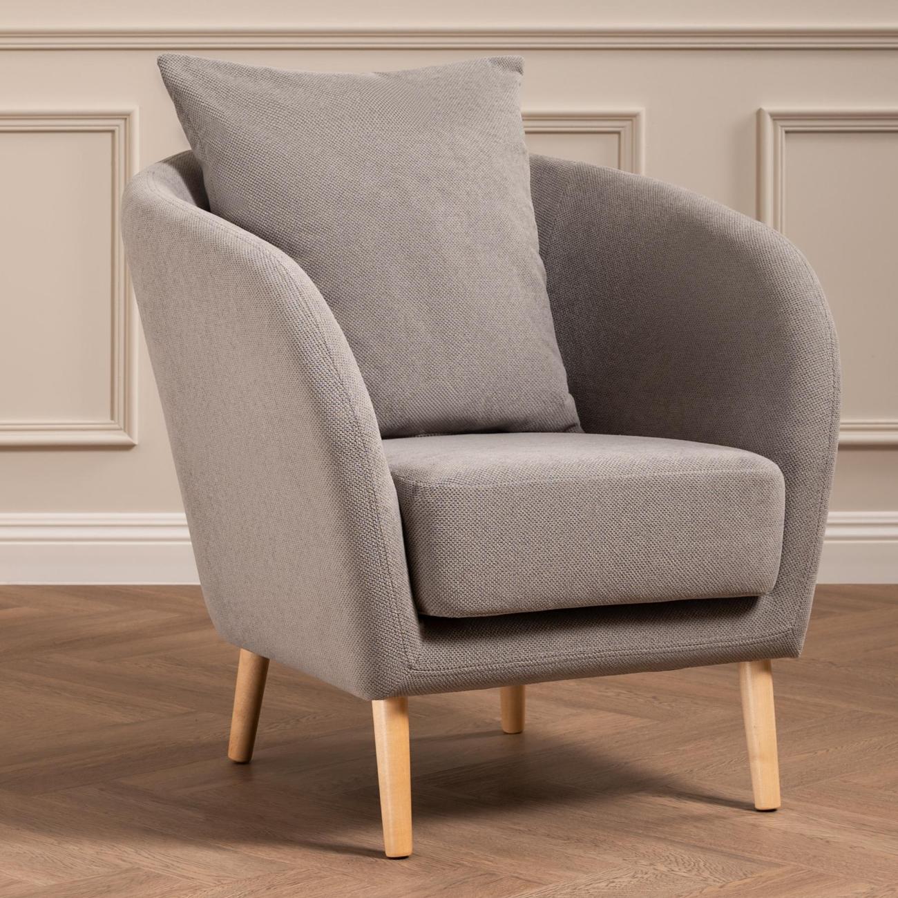 Изображение товара Кресло Logium Кенни, Арт. ТК 593 Mikea 5 (серо-бежевый)