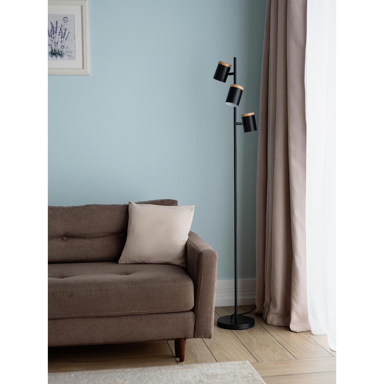 Изображение товара Светильник напольный, торшер ASCONNECT AS3380-3 черный