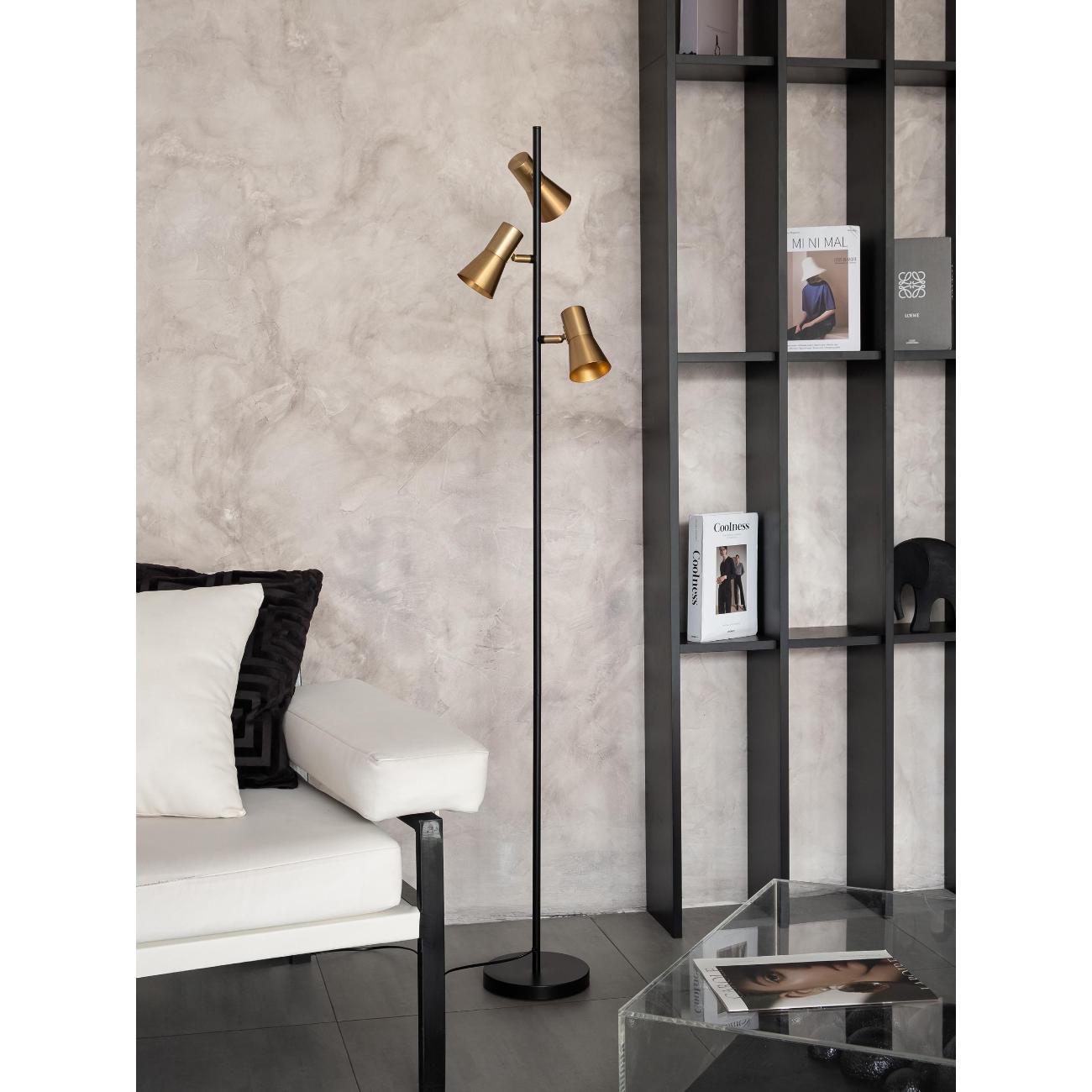 Изображение товара Светильник напольный, торшер ASCONNECT AS3261-3 латунь