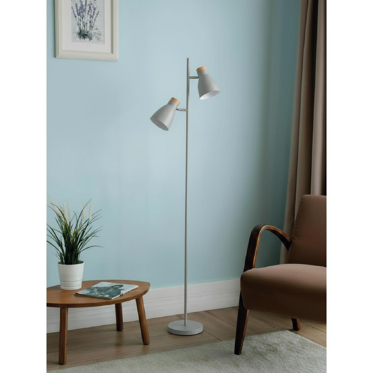 Изображение товара Светильник напольный, торшер ASCONNECT AS4019 серо-голубой