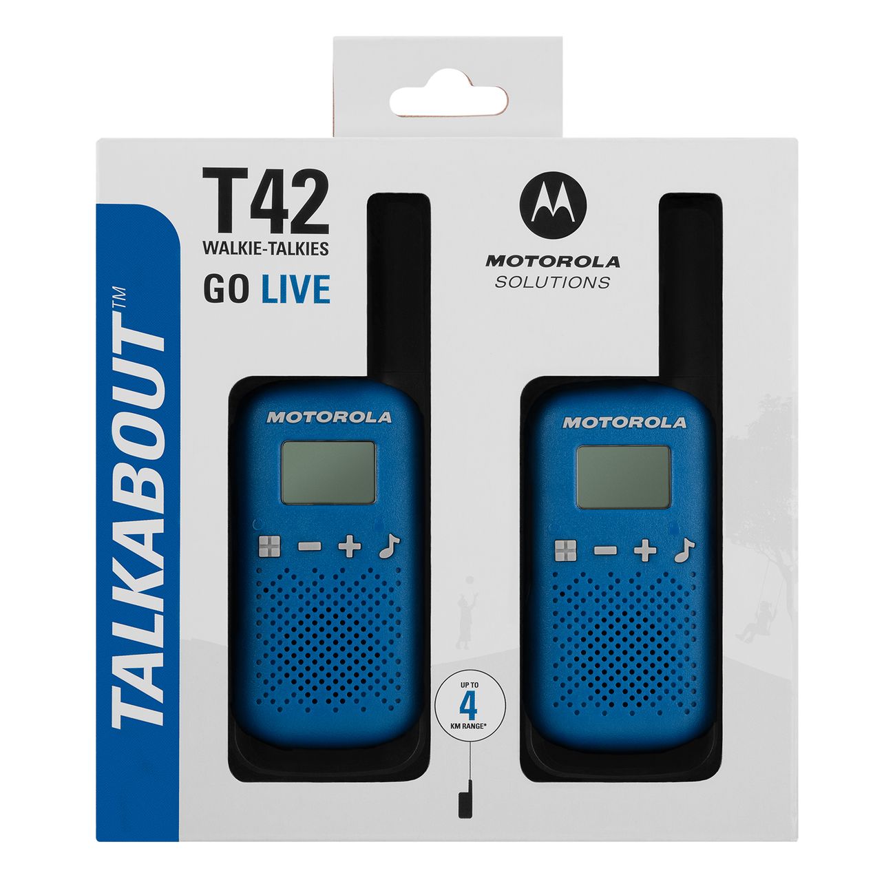 Купить Рация Motorola Talkabout T42 Blue/Black (2 штуки) в каталоге  интернет магазина М.Видео по выгодной цене с доставкой, отзывы, фотографии  - Москва